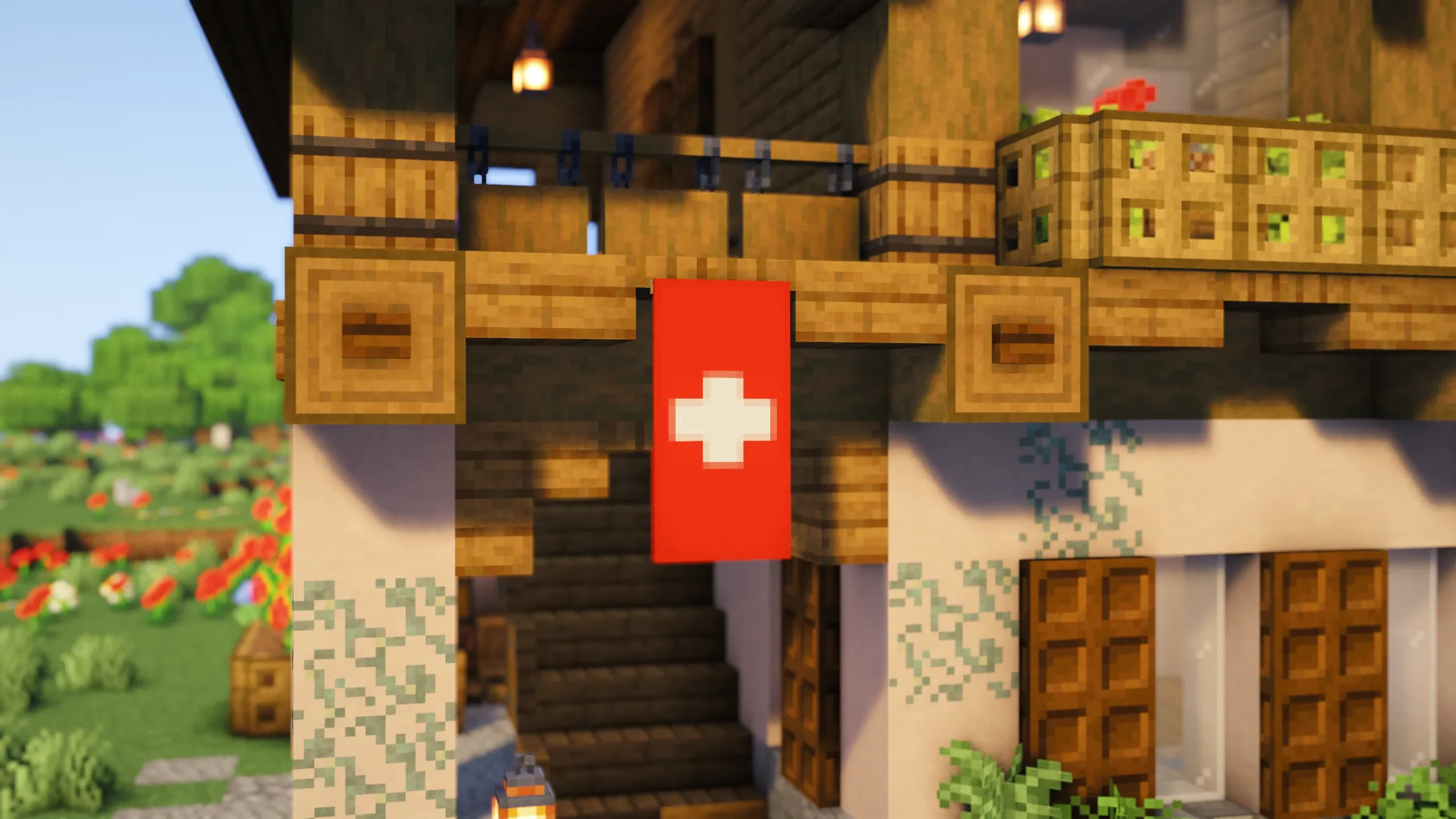 Swiss Inspired House, a Minecraft house, in-game photo 2
