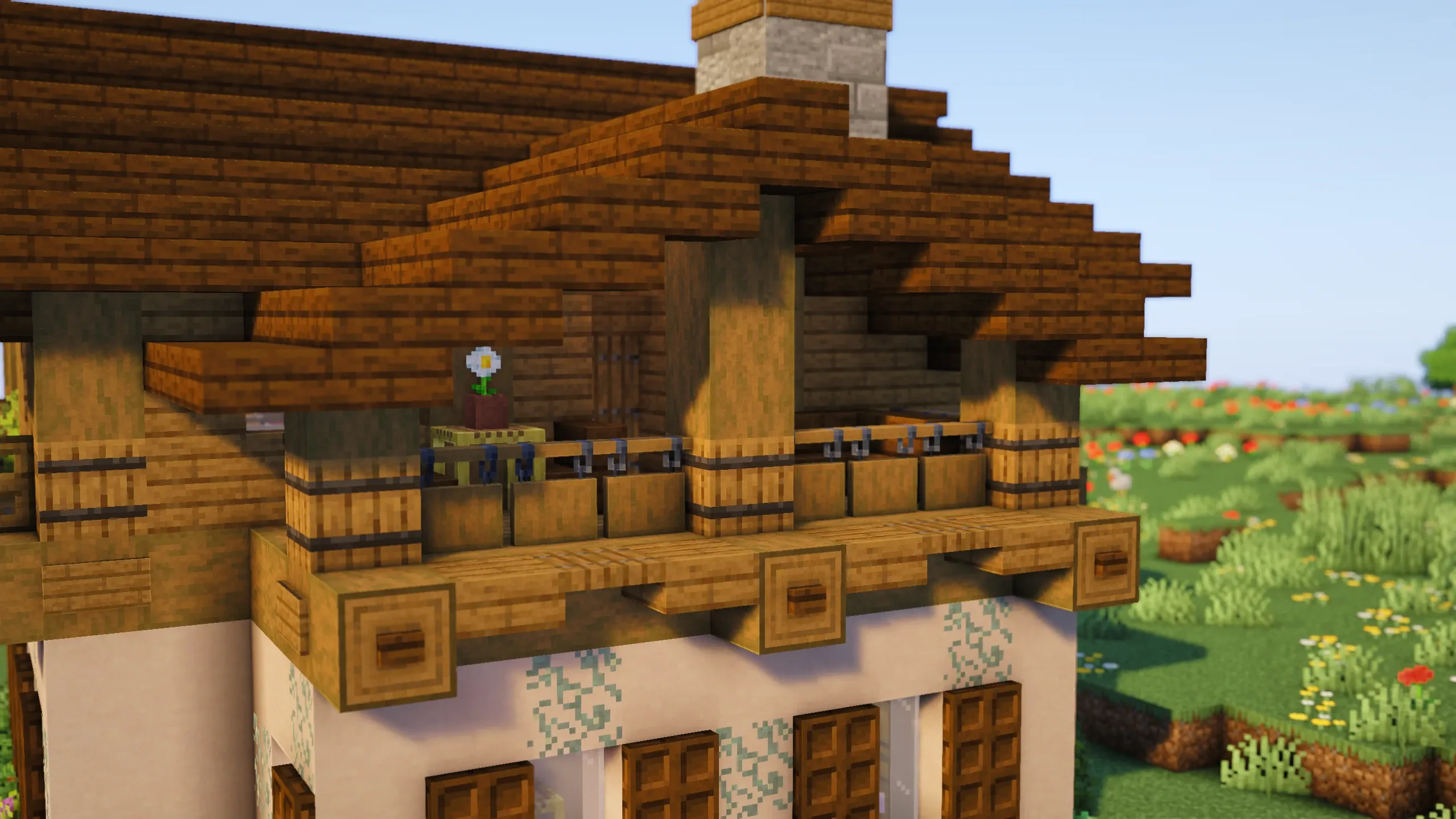 Swiss Inspired House, a Minecraft house, in-game photo 4