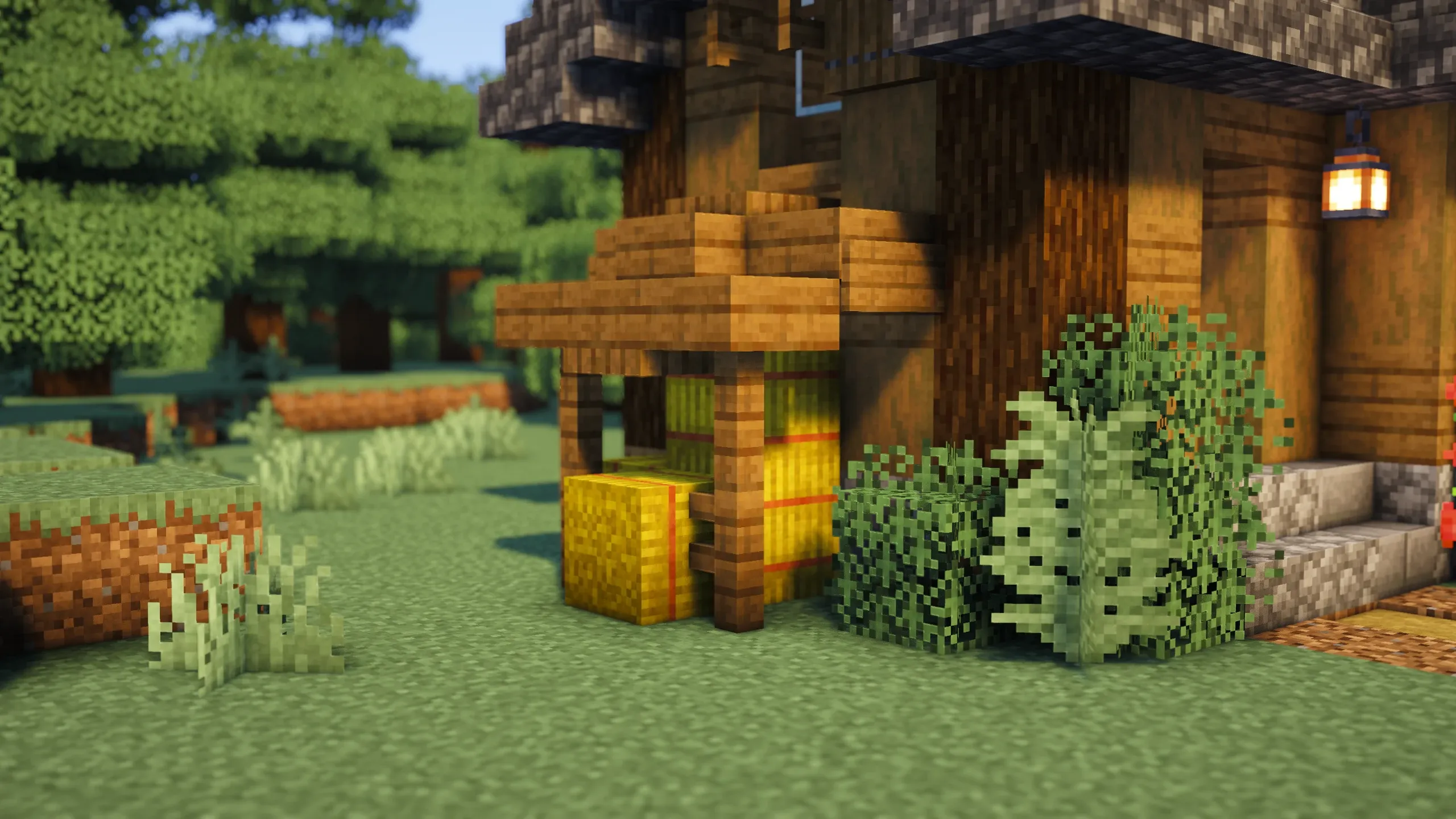 Hearthford House, a Minecraft starter house and survival base, in-game photo 3