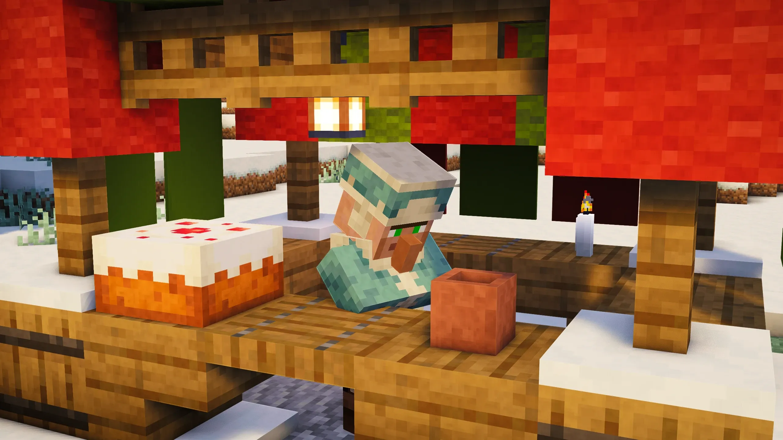 Festive Market Stall #3, a Minecraft build, in-game photo 2