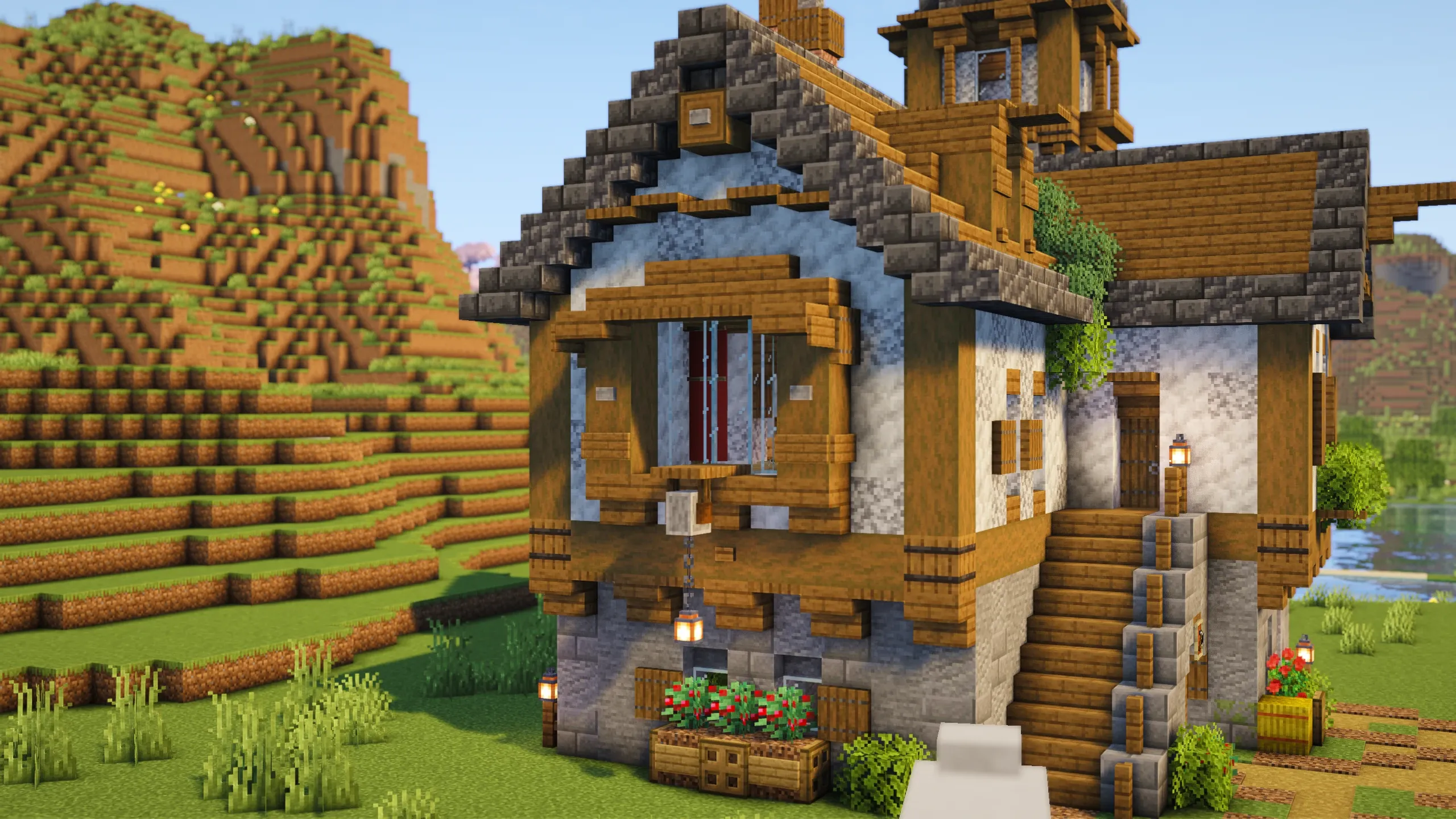 Large Medieval House, a Minecraft house, in-game photo 4