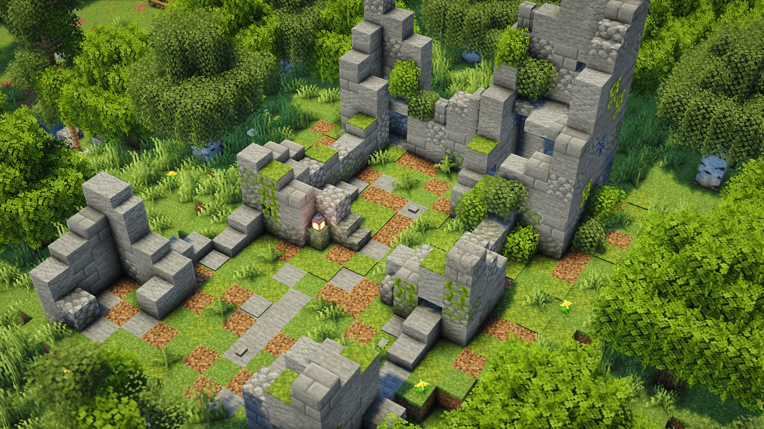Italian Castle Ruins, a Minecraft castle, in-game photo 3