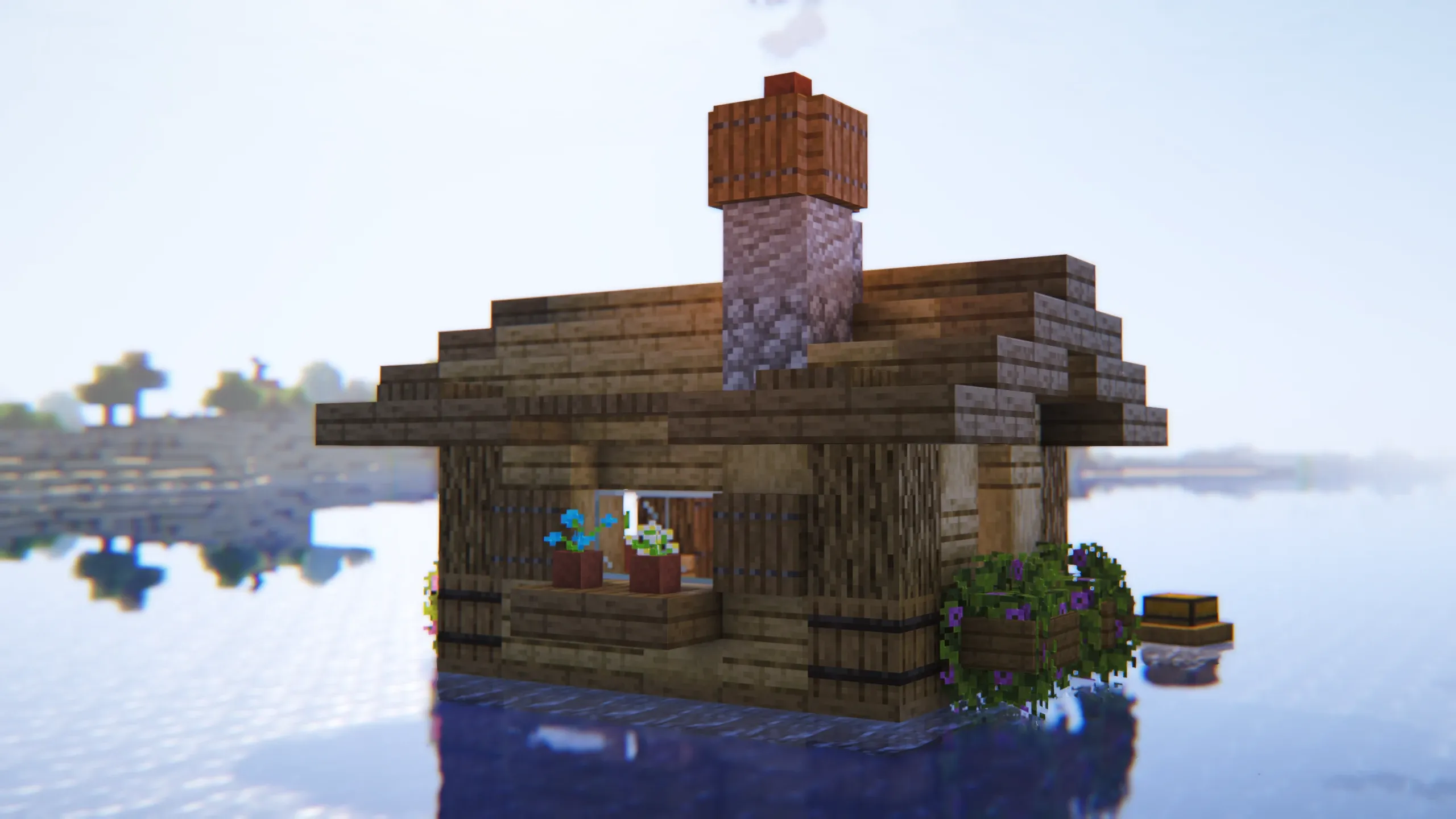 Floating Starter House, a Minecraft starter house and survival base, in-game photo 3