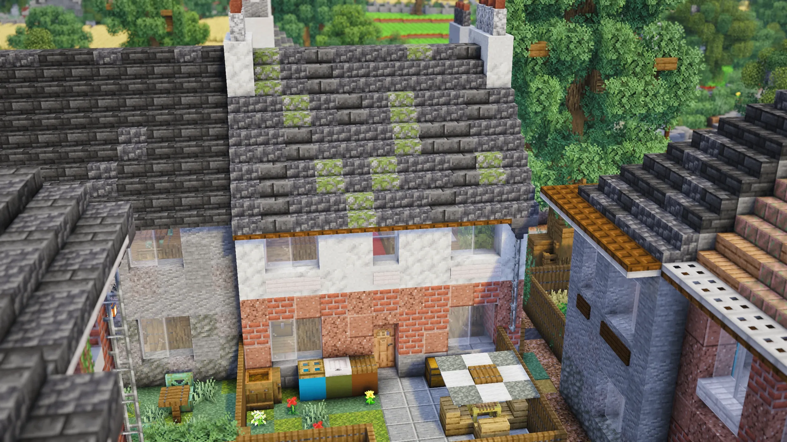 British Brick & Render House, a Minecraft house, in-game photo 3