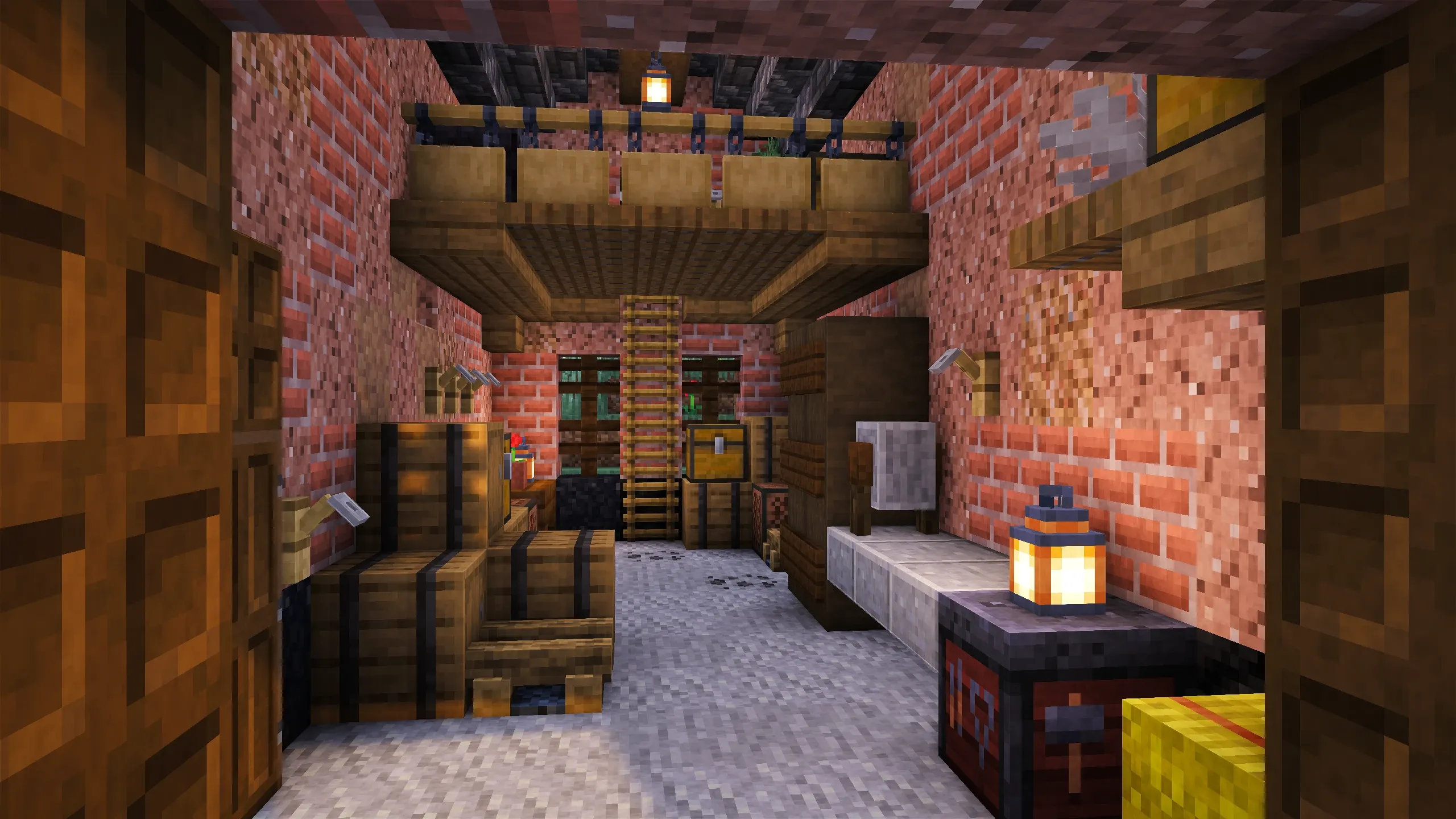 British Horse Stable, a Minecraft build, in-game photo 5