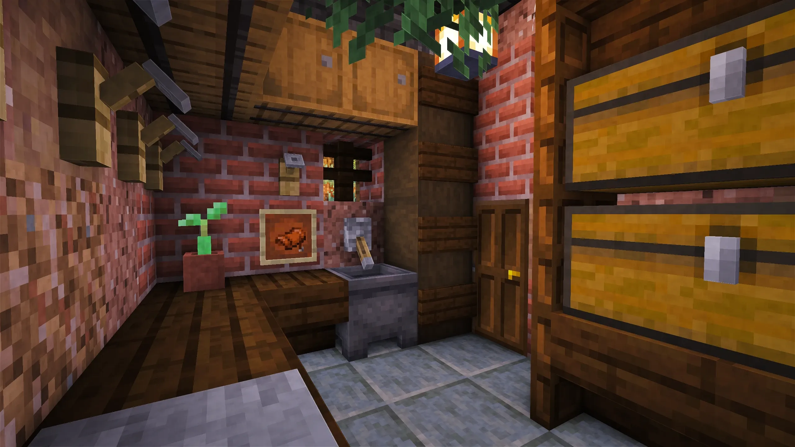 British Horse Stable, a Minecraft build, in-game photo 6