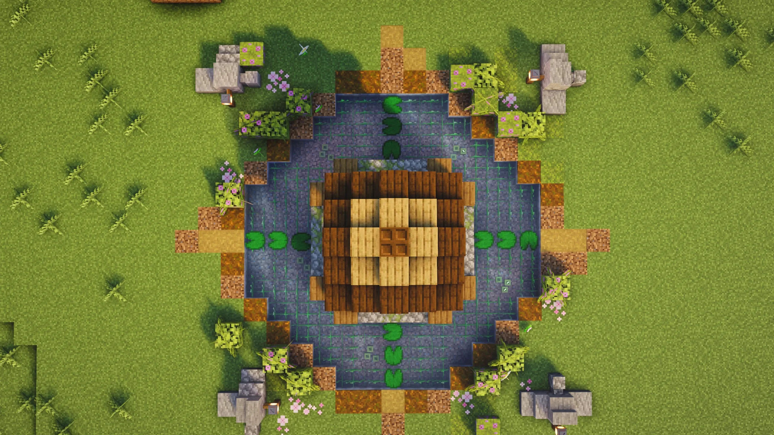 Pond Enchanting Room, a Minecraft build, in-game photo 3