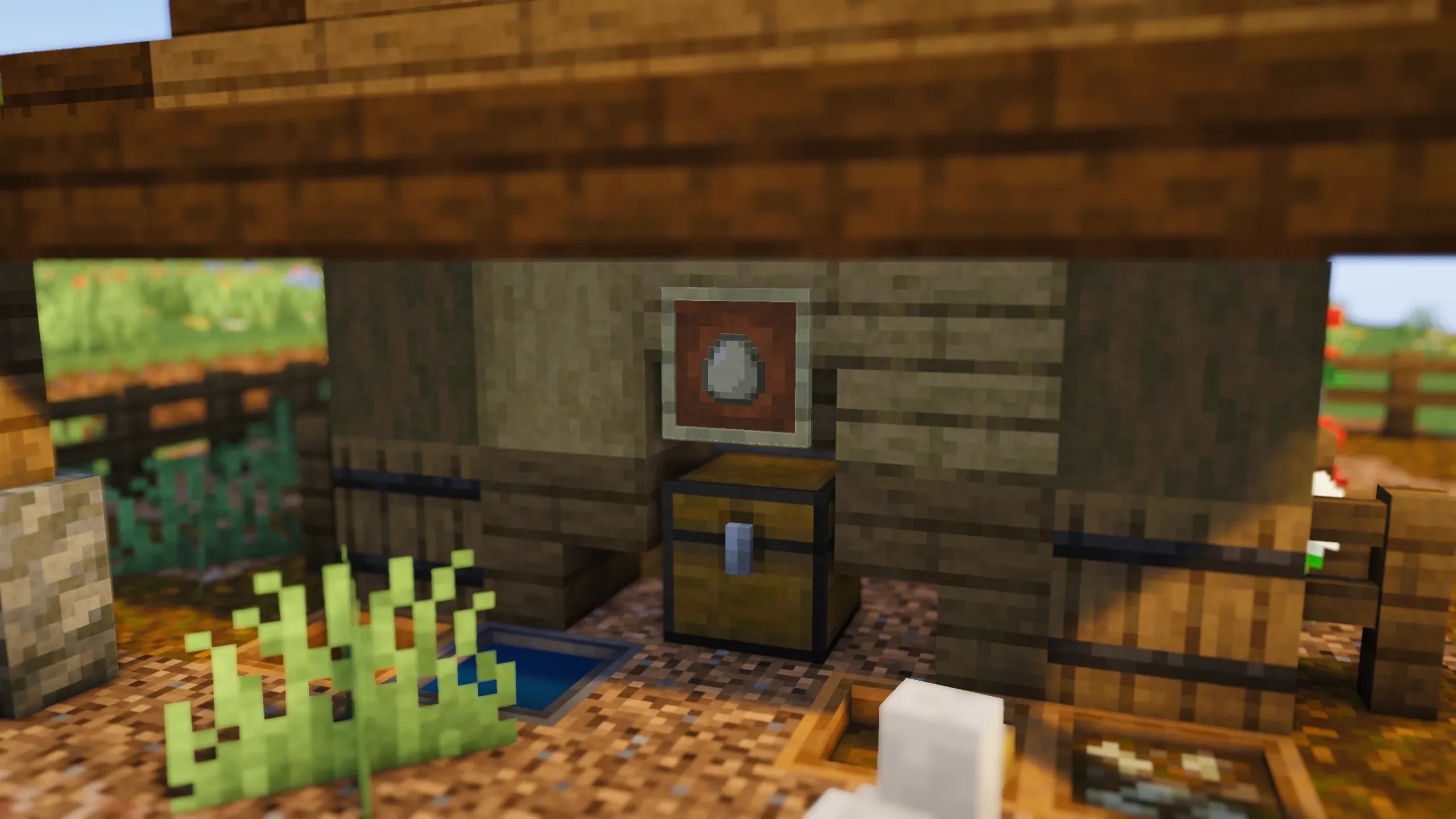 Chicken Coop #2, a Minecraft starter build, in-game photo 2