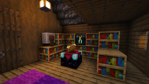 Highland Spruce Lodge, a Minecraft starter house and survival base, in-game photo 6