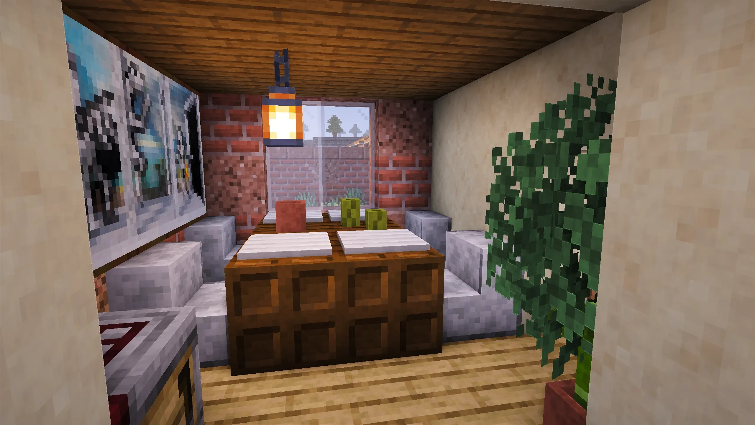 British Rendered Semi, a Minecraft house, in-game photo 3