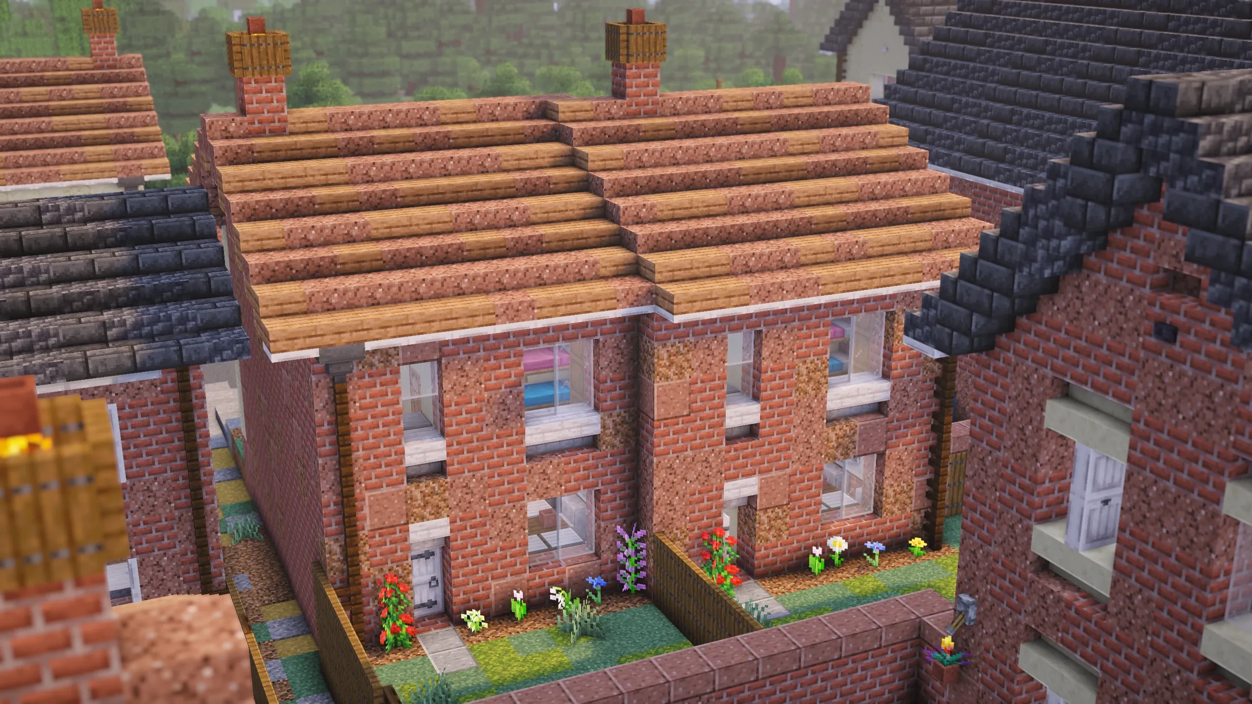 British Rendered Semi, a Minecraft house, in-game photo 2