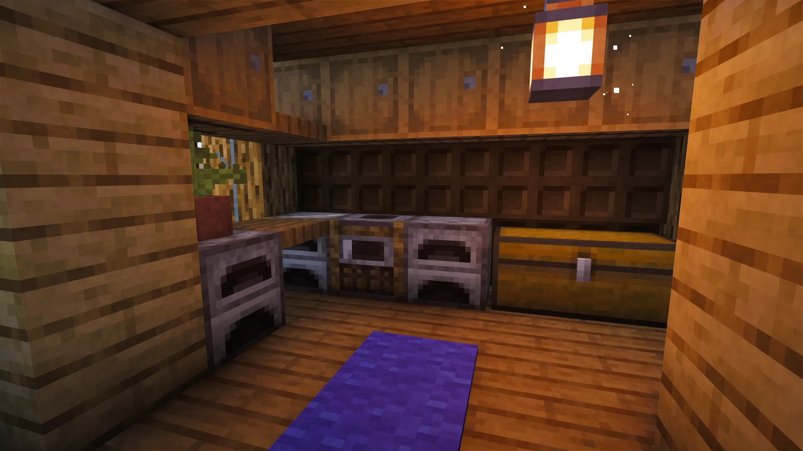 Small Modern House, a Minecraft starter house and survival base, in-game photo 4