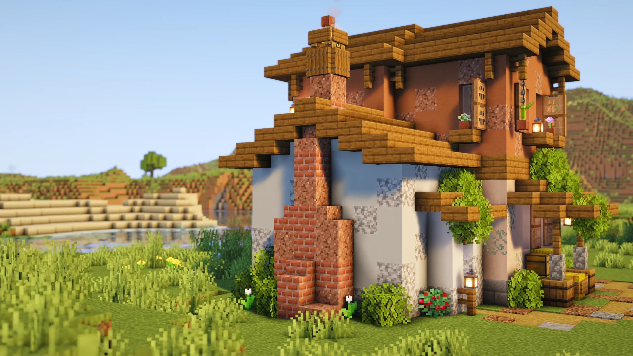 Italian Country Farmhouse, a Minecraft house, in-game photo 2
