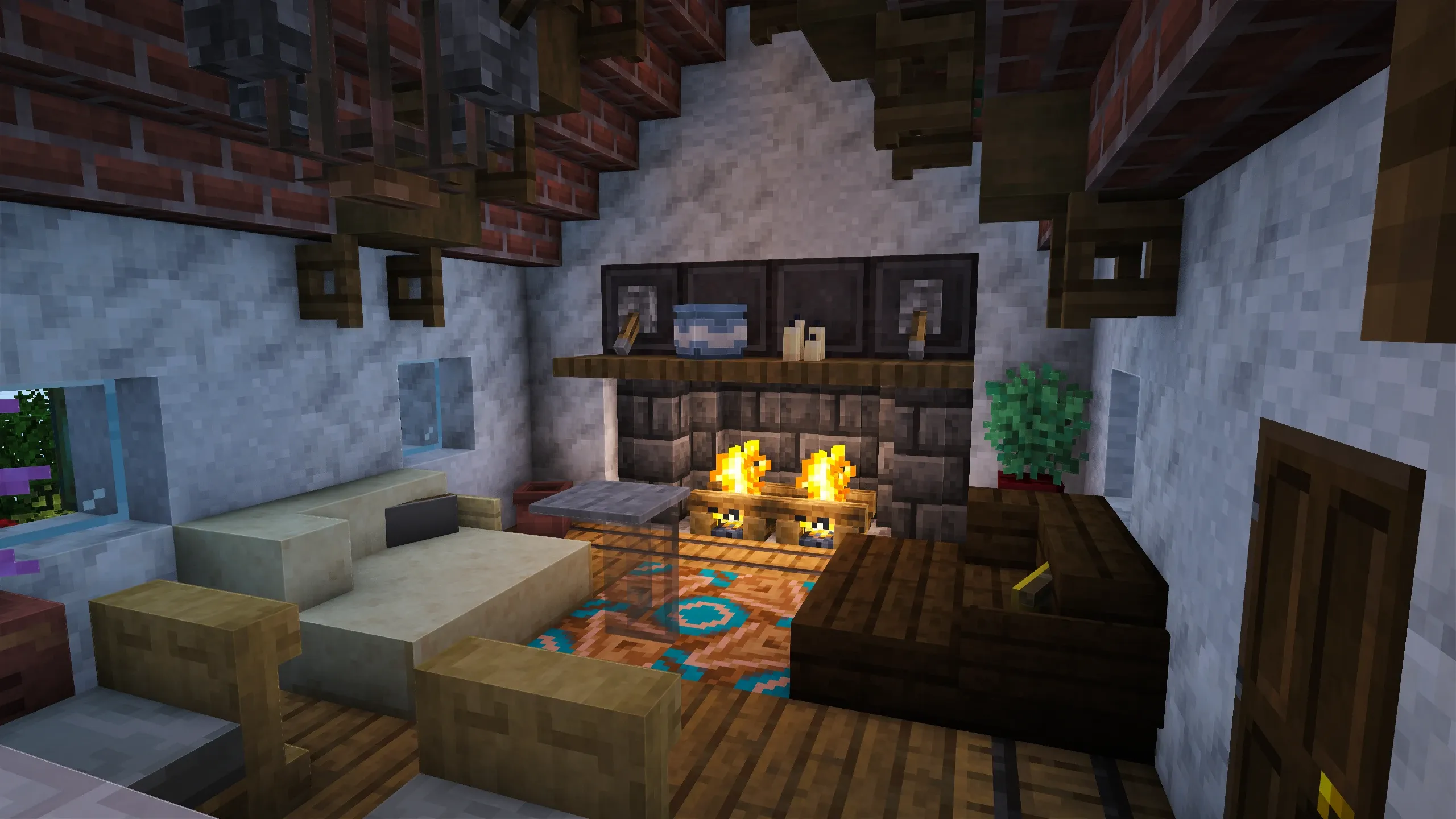 British Cricket Clubhouse, a Minecraft house, in-game photo 3