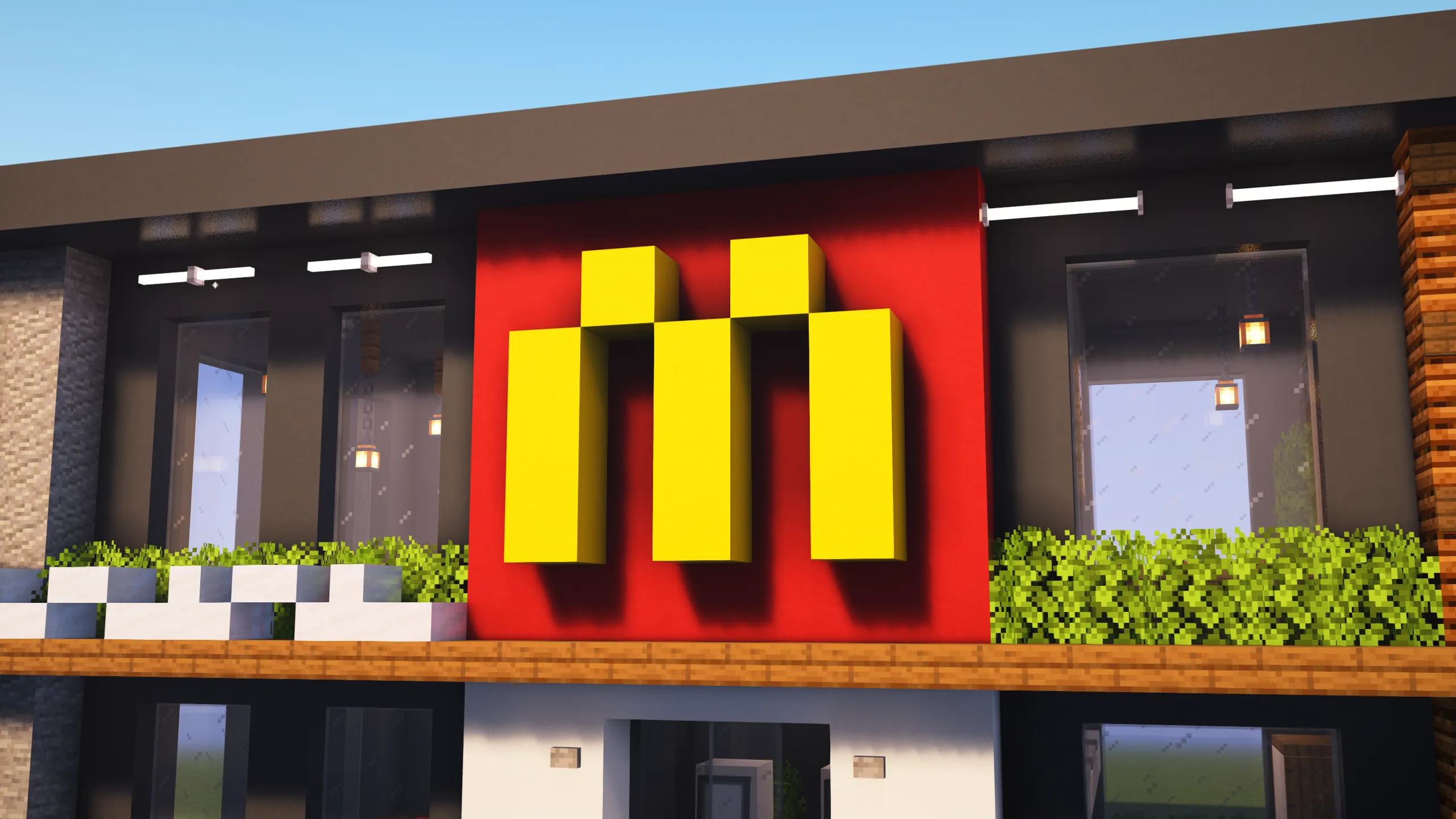 McDonalds, a Minecraft build, in-game photo 2