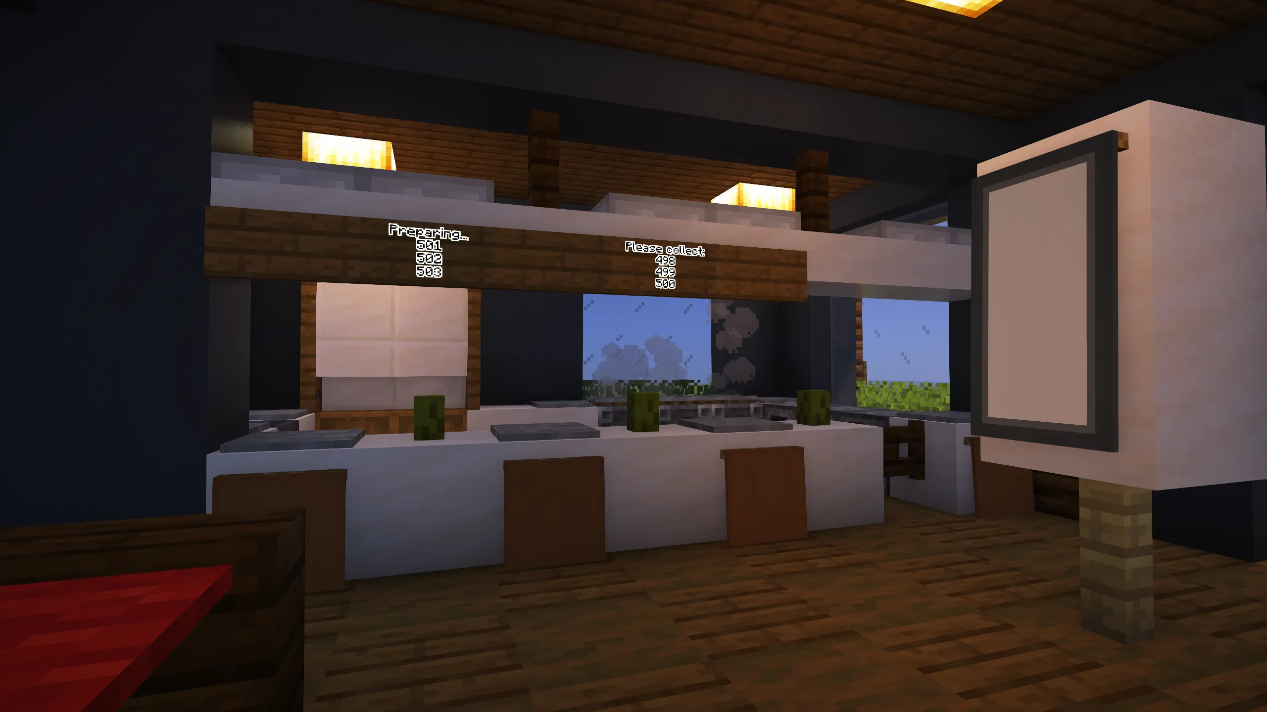 McDonalds, a Minecraft build, in-game photo 6