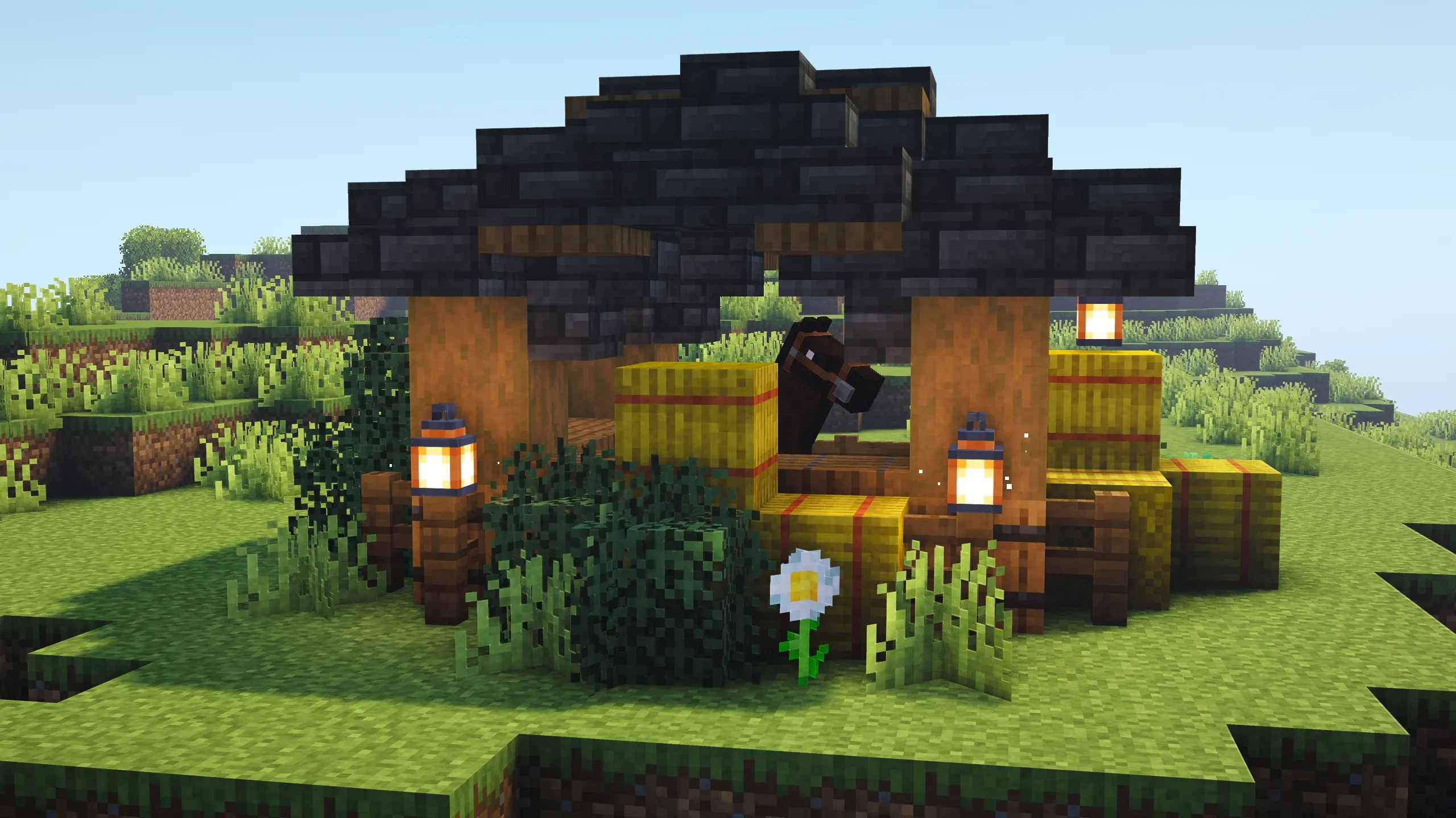 Field Stable, a Minecraft starter build, in-game photo 3