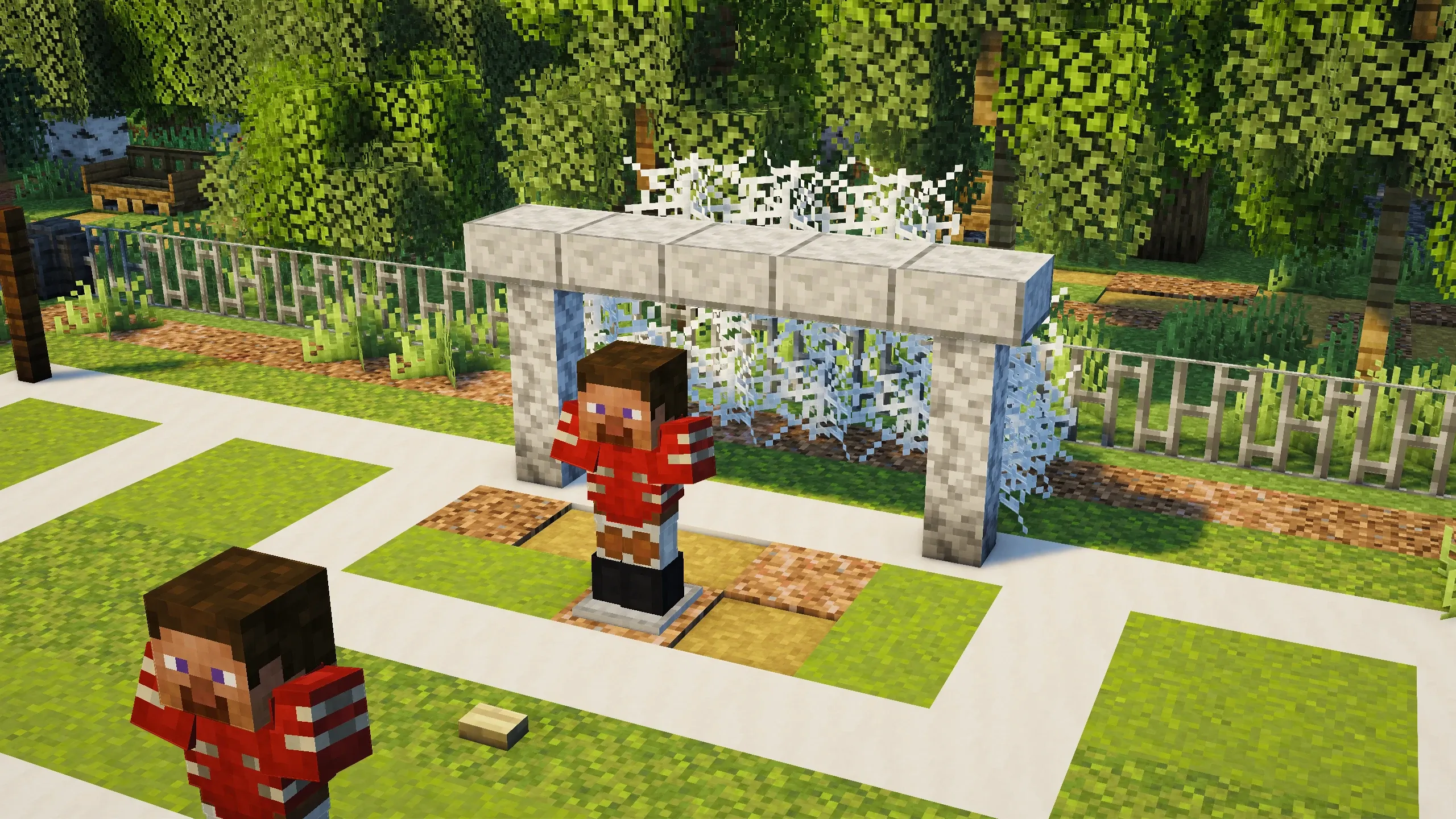Italian Football Stadium, a Minecraft build, in-game photo 2