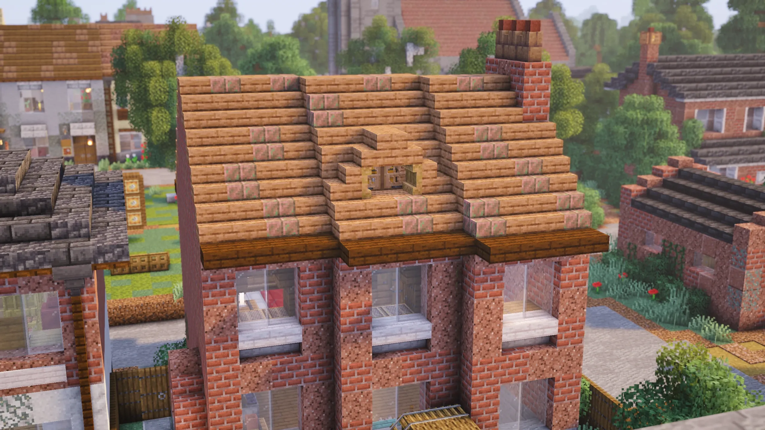 British Diagonal House, a Minecraft house, in-game photo 2