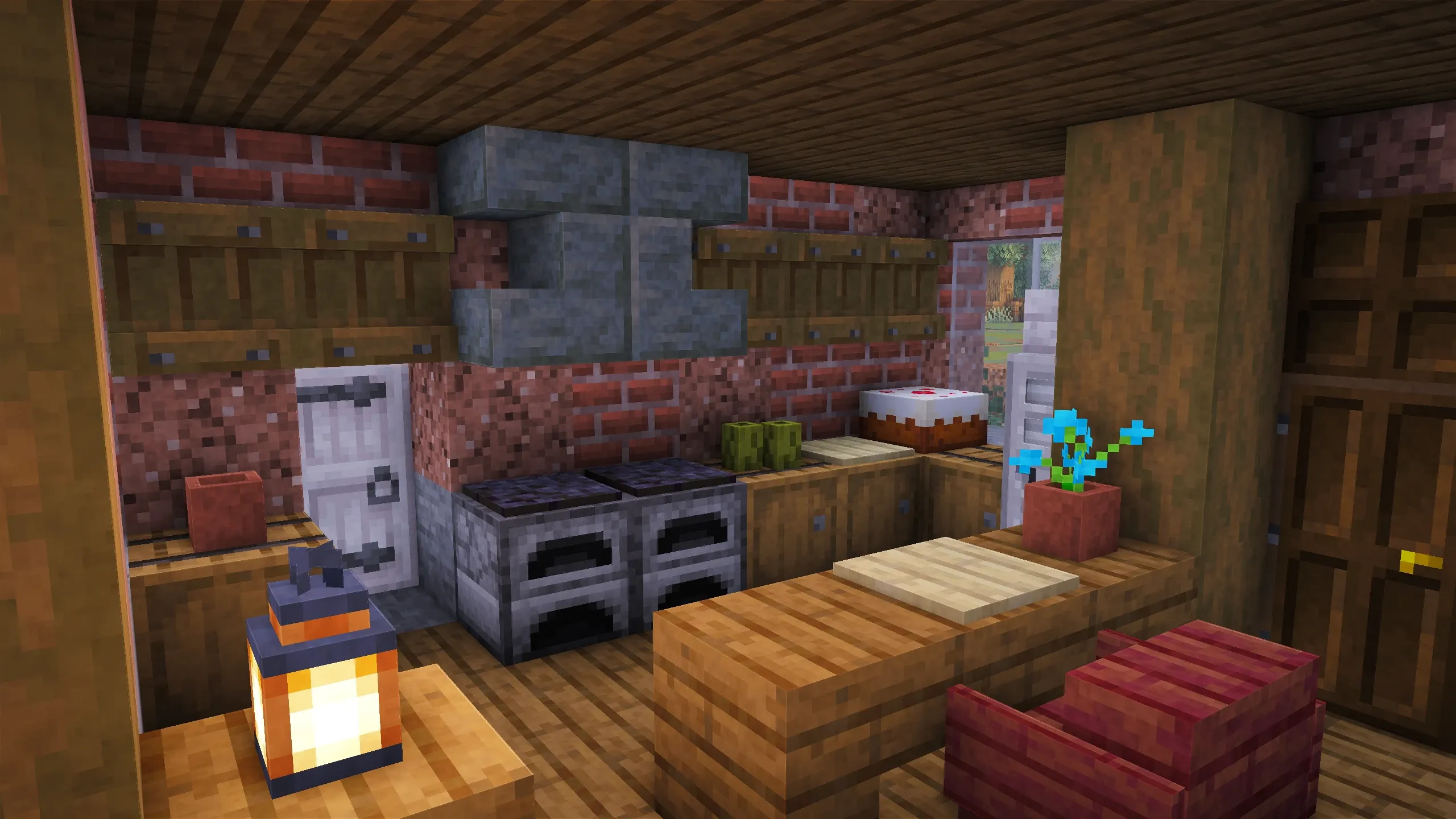 British Diagonal House, a Minecraft house, in-game photo 5