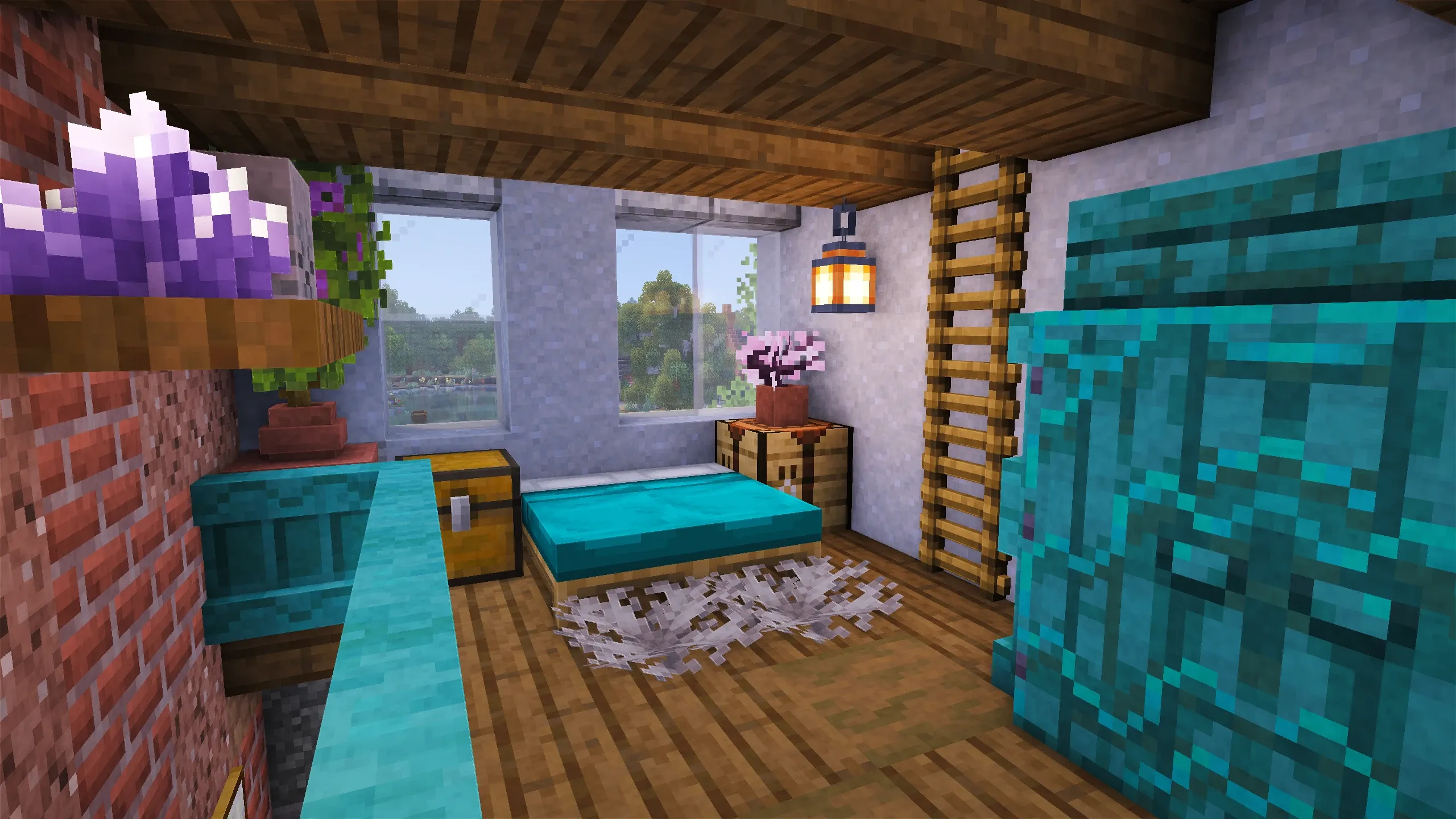British Mixed Terrace, a Minecraft house, in-game photo 4