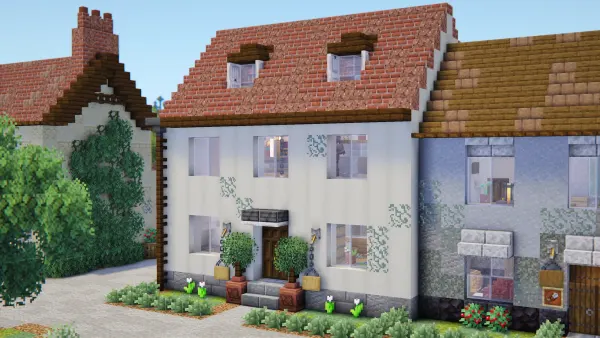 British Dormer House, a Minecraft house