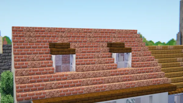British Dormer House, a Minecraft house, in-game photo 3