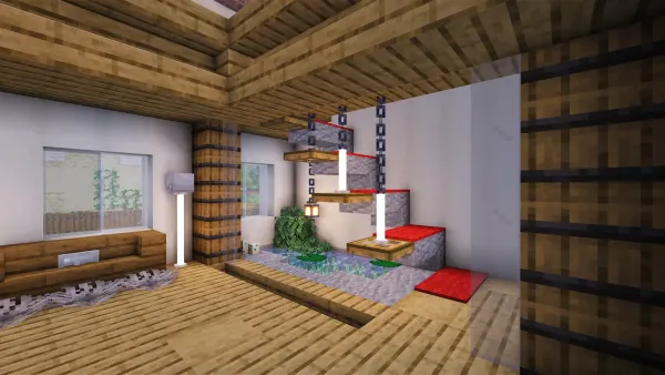 British Dormer House, a Minecraft house, in-game photo 4