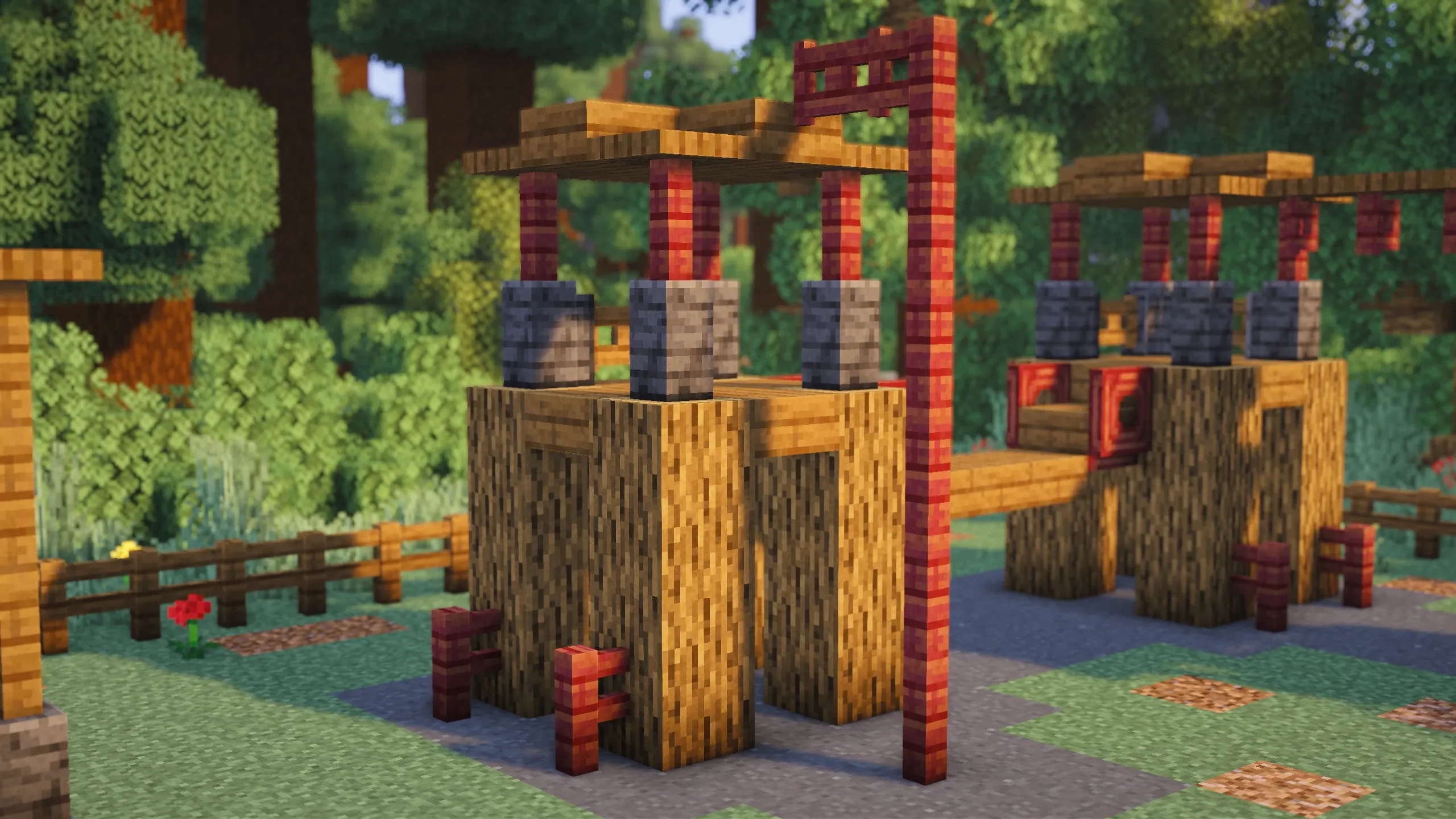 Park Climbing Frame, a Minecraft build, in-game photo 3
