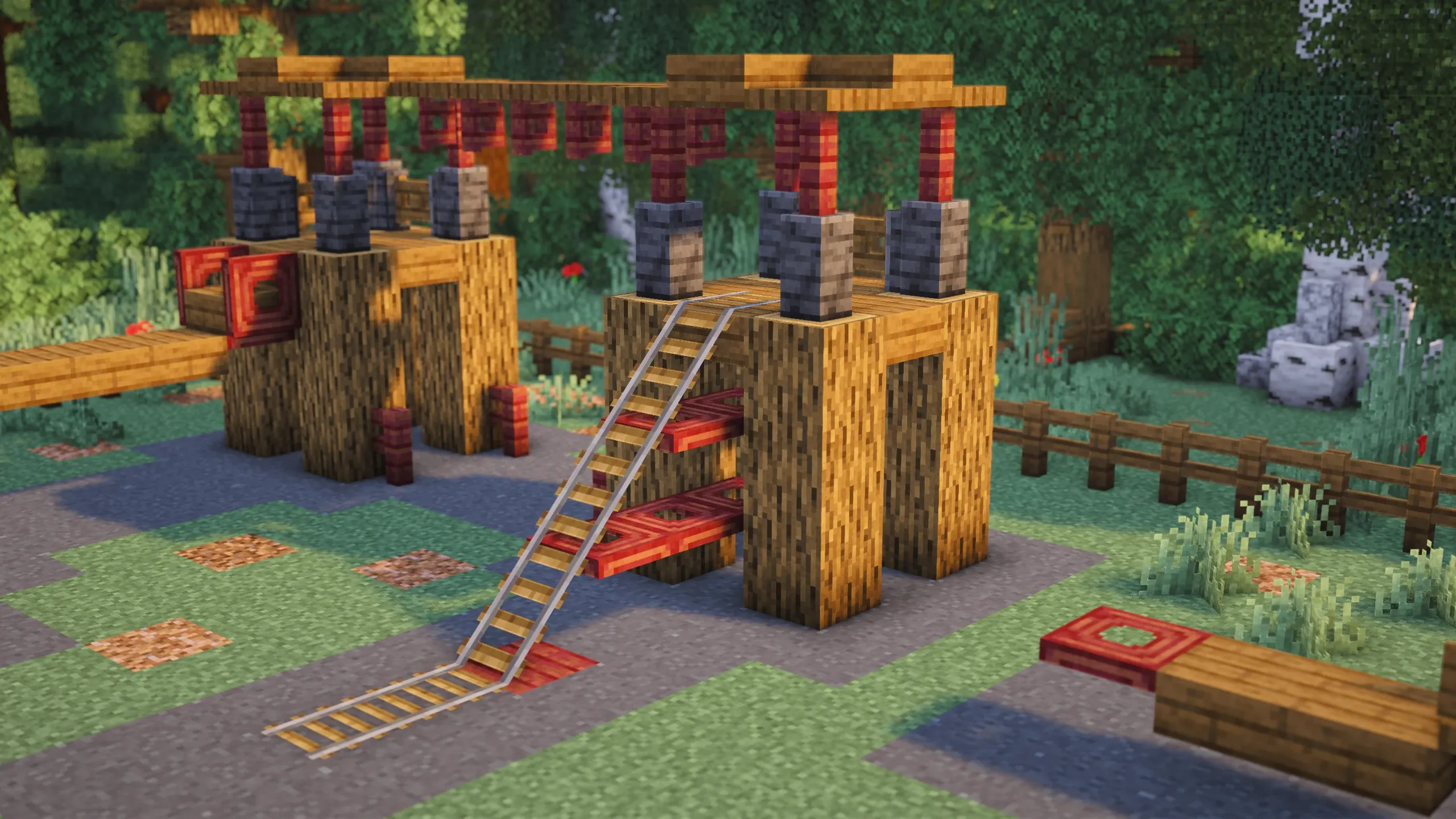 Park Climbing Frame, a Minecraft build, in-game photo 2
