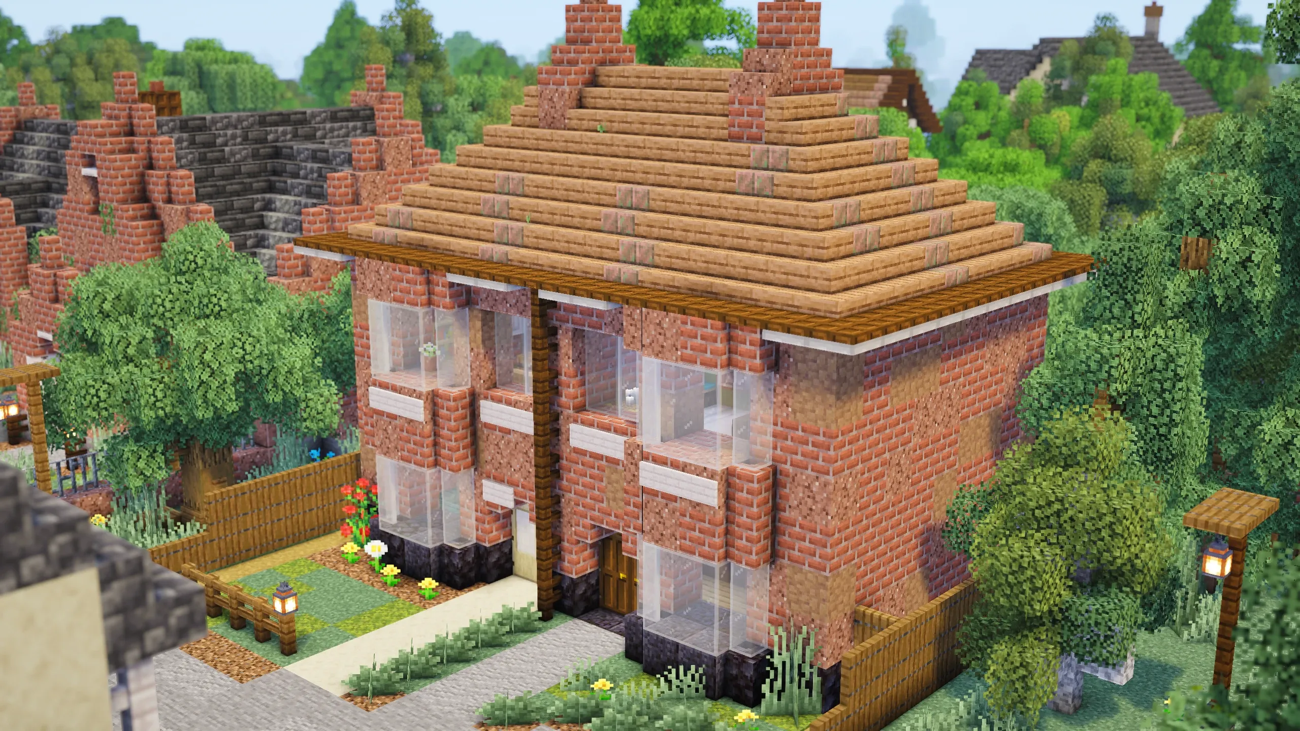 British Bay Semi, a Minecraft house, in-game photo 2