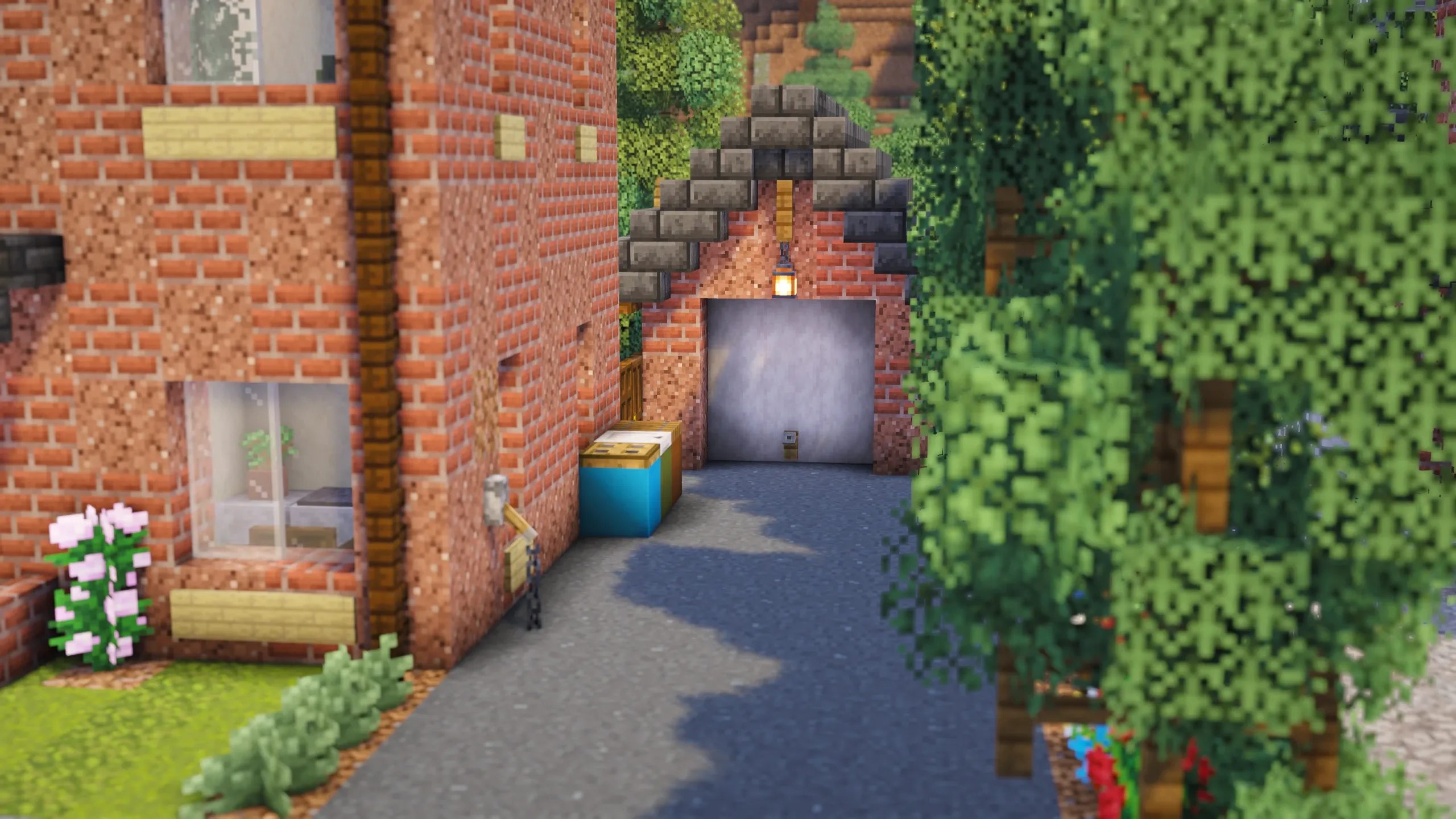 British Garage House, a Minecraft house, in-game photo 3