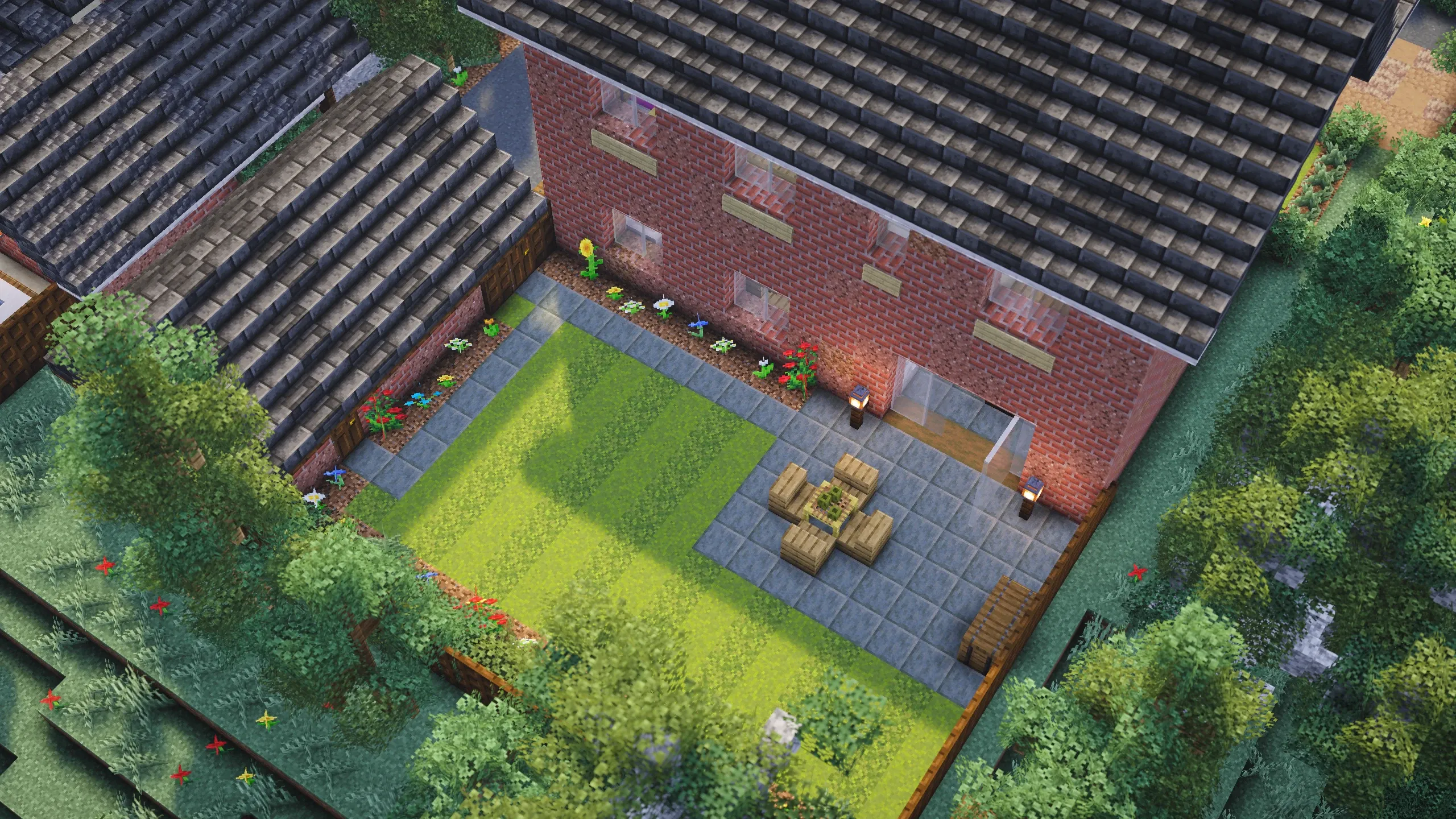 British Garage House, a Minecraft house, in-game photo 4