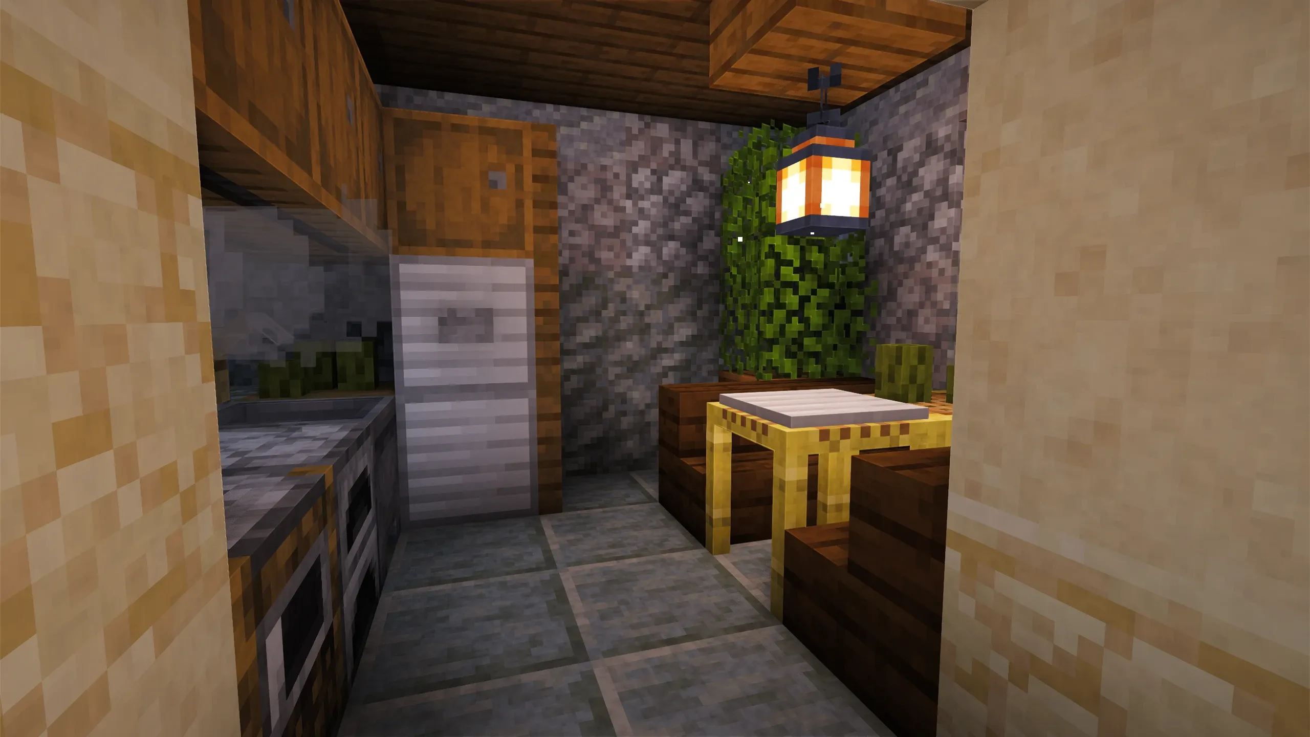 Italian Tricolour House, a Minecraft house, in-game photo 4