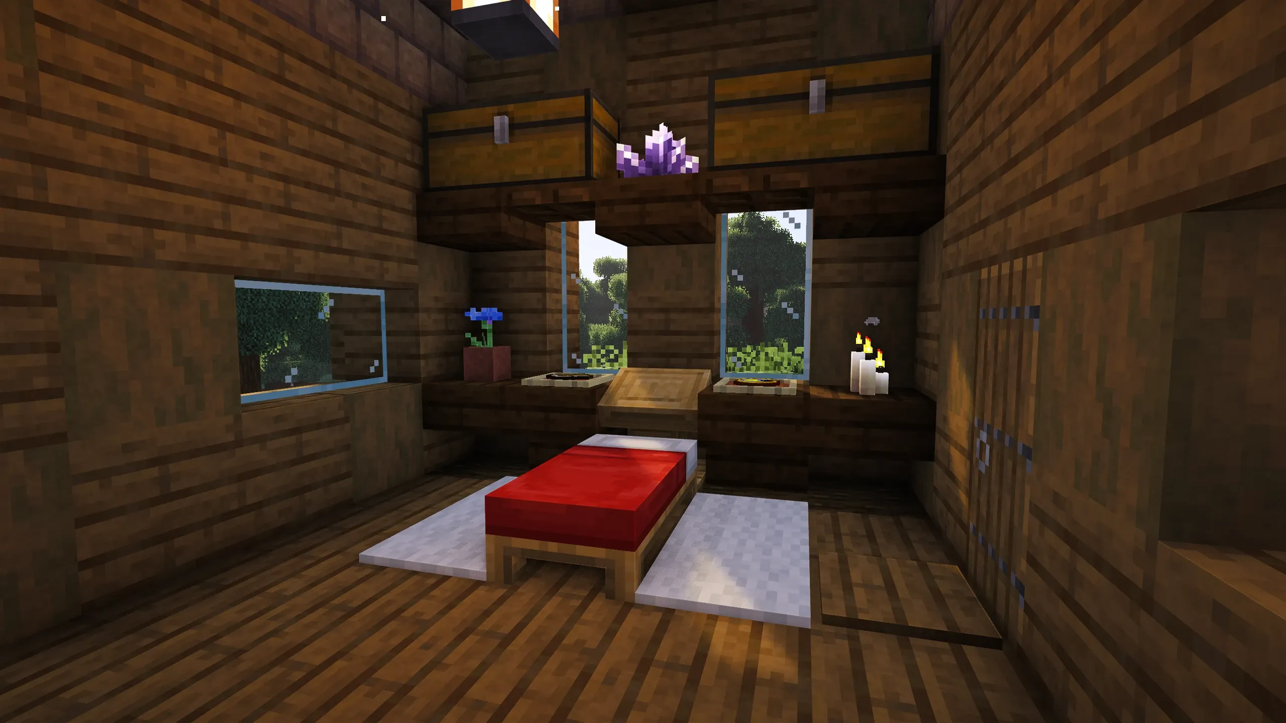 Roundstone Cottage, a Minecraft starter house and survival base, in-game photo 6