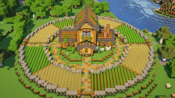 Ultimate Circle Base, a Minecraft survival base, in-game photo 2