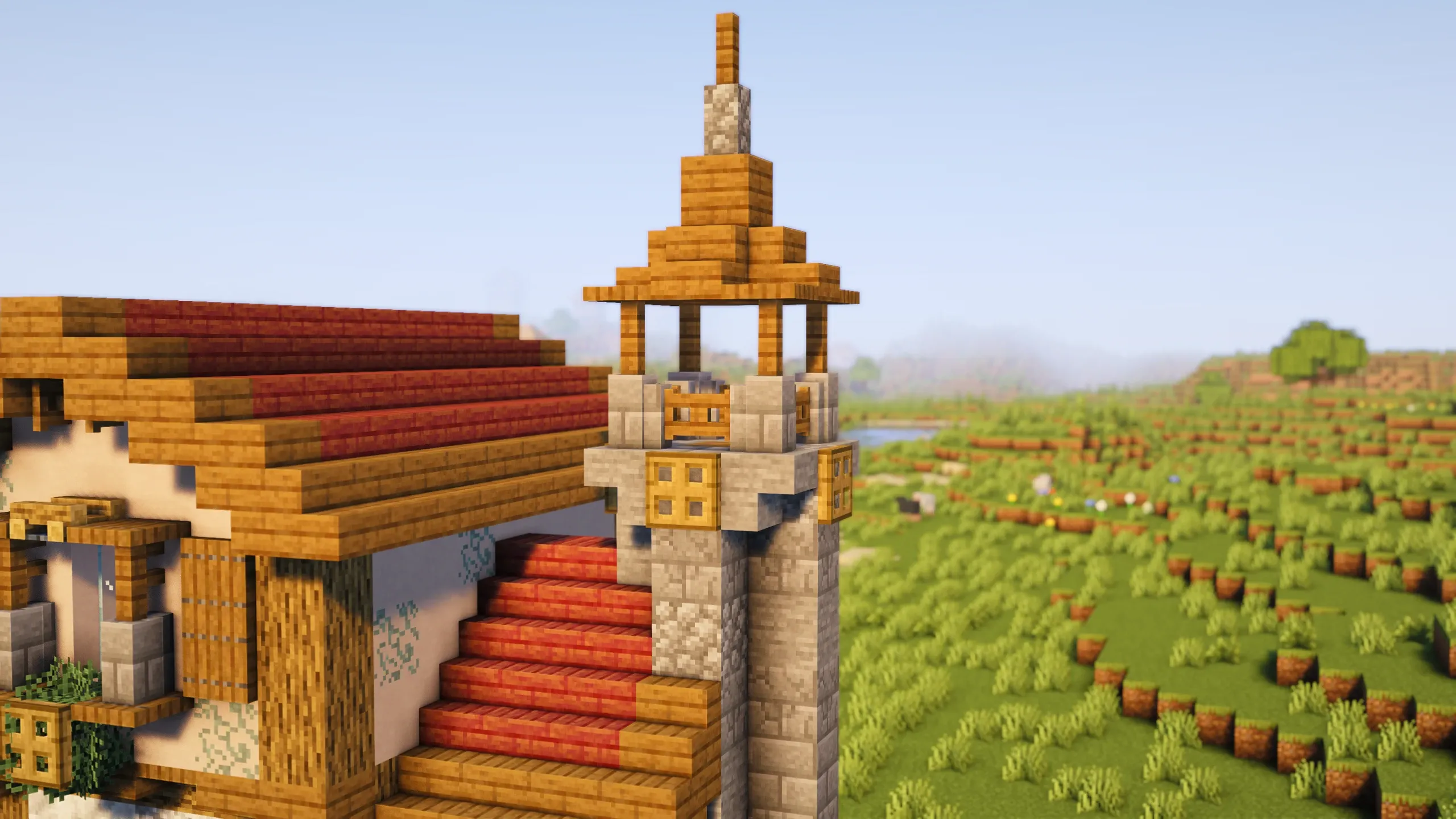 Mangrove Tower House, a Minecraft house, in-game photo 2
