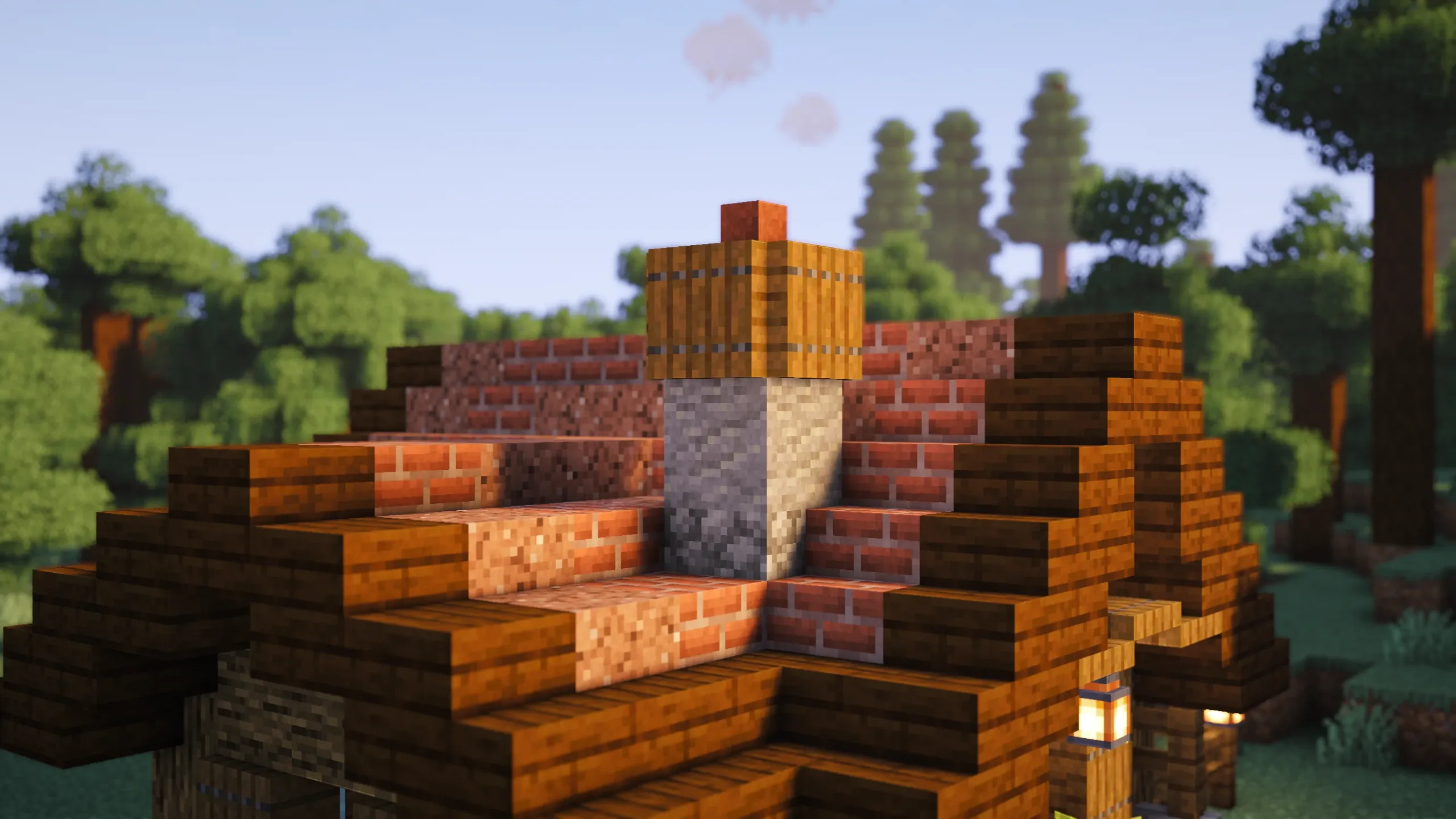 Cropbrook Cottage, a Minecraft starter house and survival base, in-game photo 3