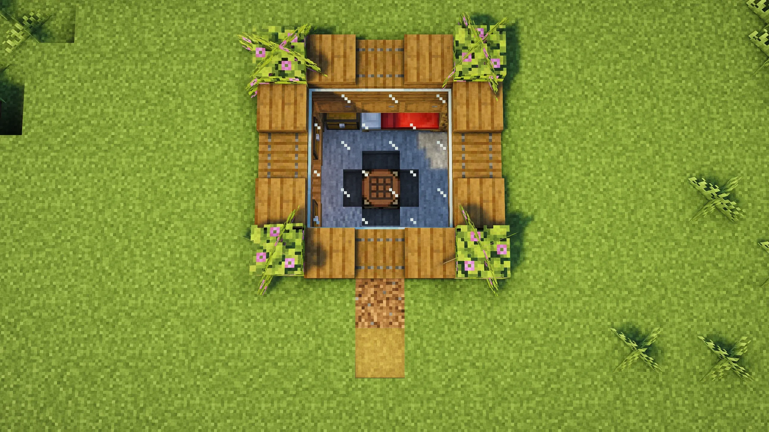 Underground Starter Base #1, a Minecraft starter base and survival base, in-game photo 2
