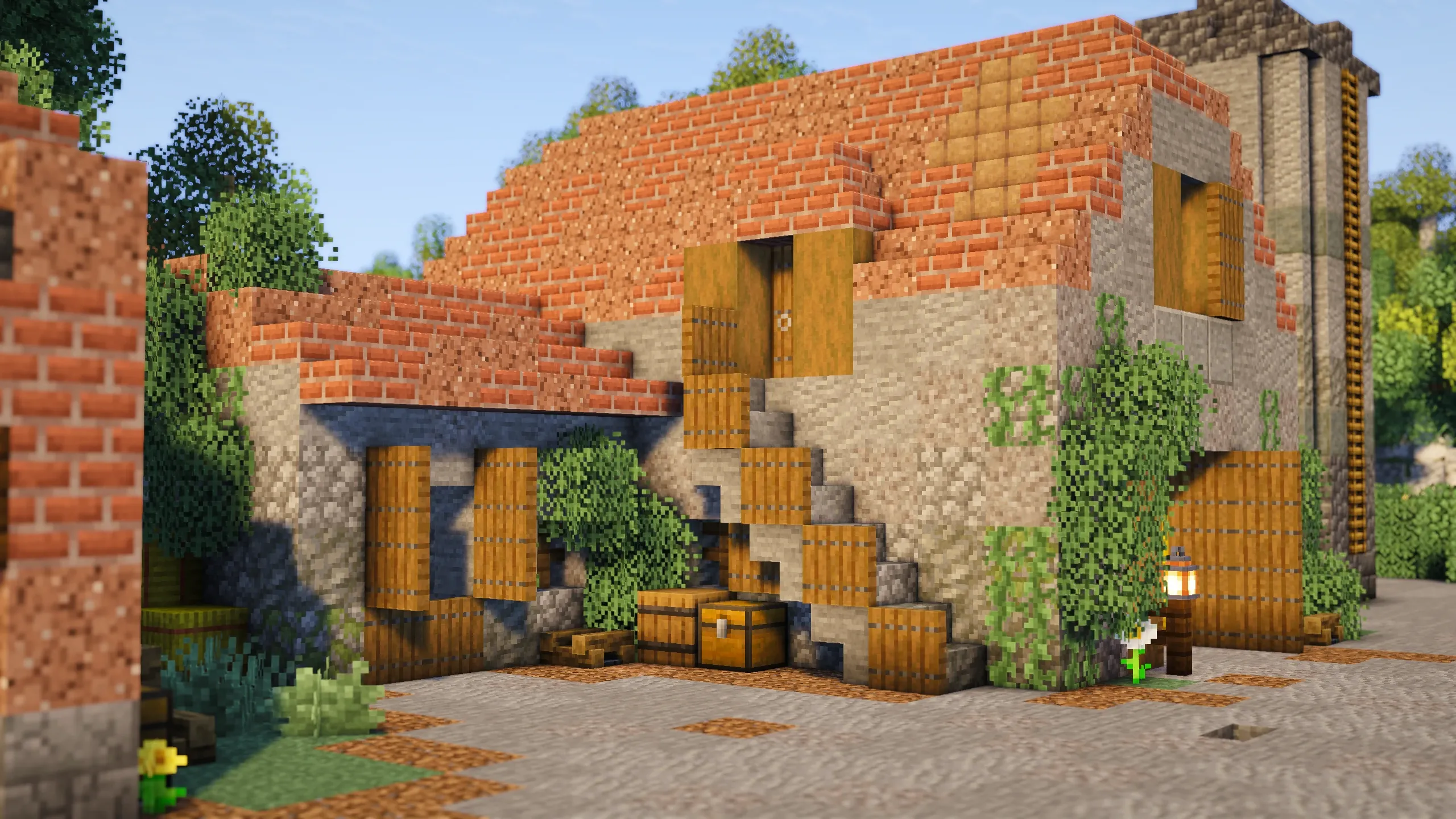 British Farm Barn, a Minecraft build, in-game photo 2
