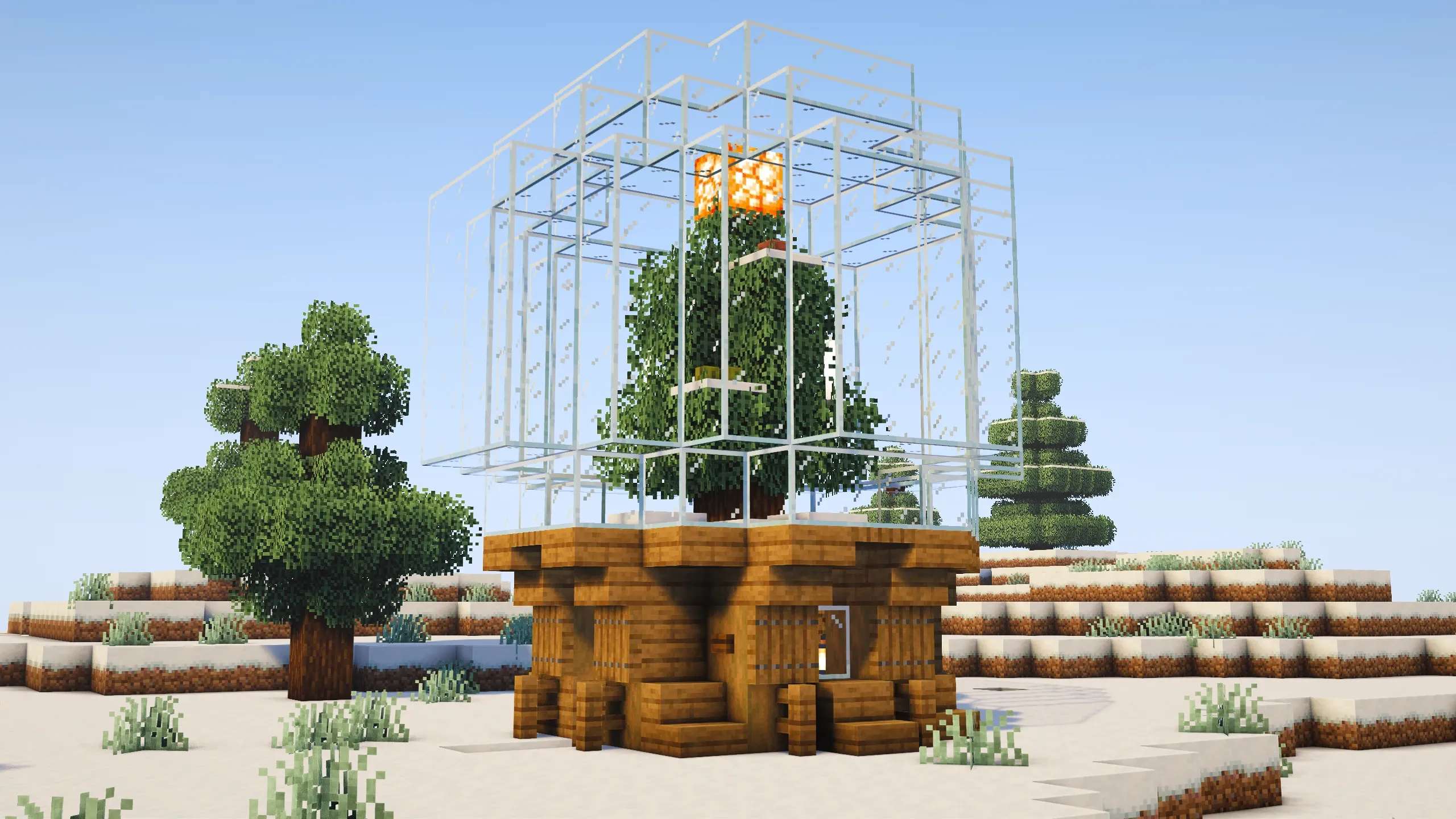 Snow Globe, a Minecraft starter build, in-game photo 3