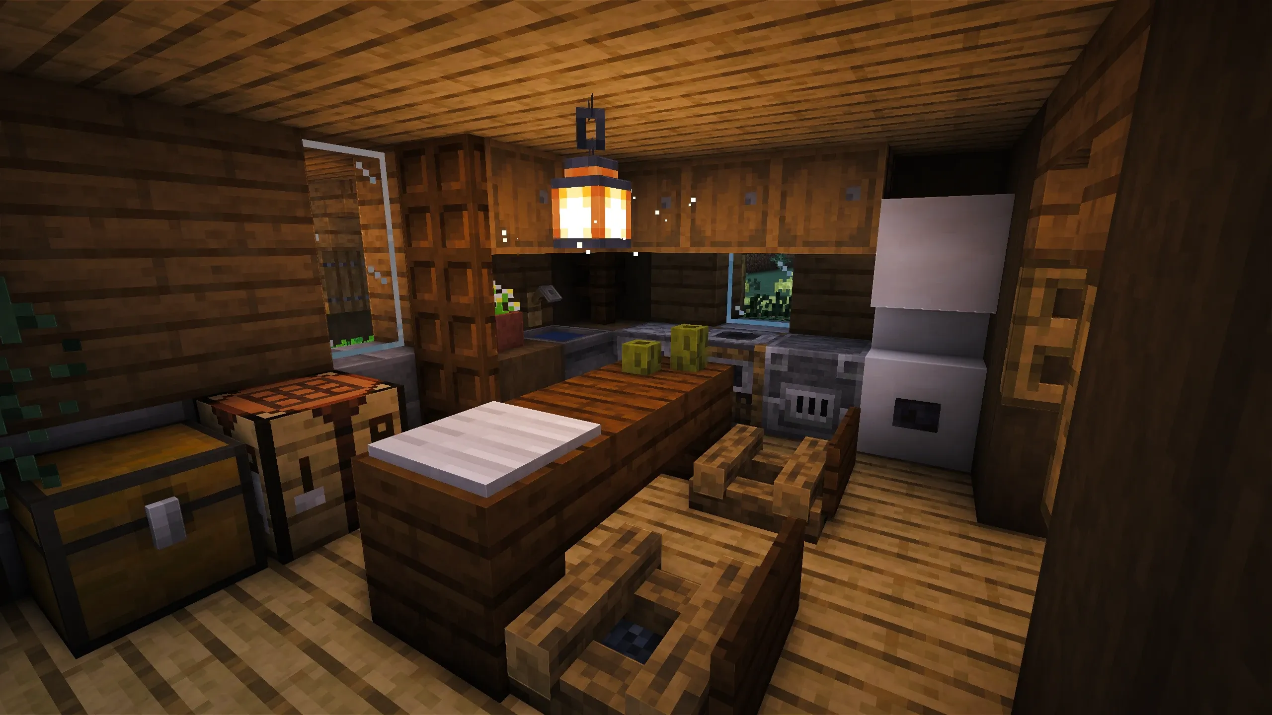 Spruce House, a Minecraft house, in-game photo 5