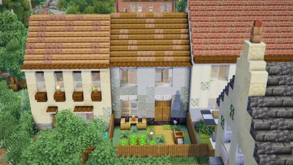 British Barbers, a Minecraft house, in-game photo 2