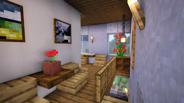 British Barbers, a Minecraft house, in-game photo 4