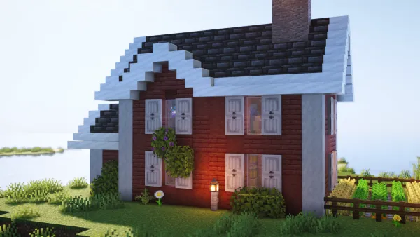 Swedish House, a Minecraft starter house and survival base, in-game photo 4