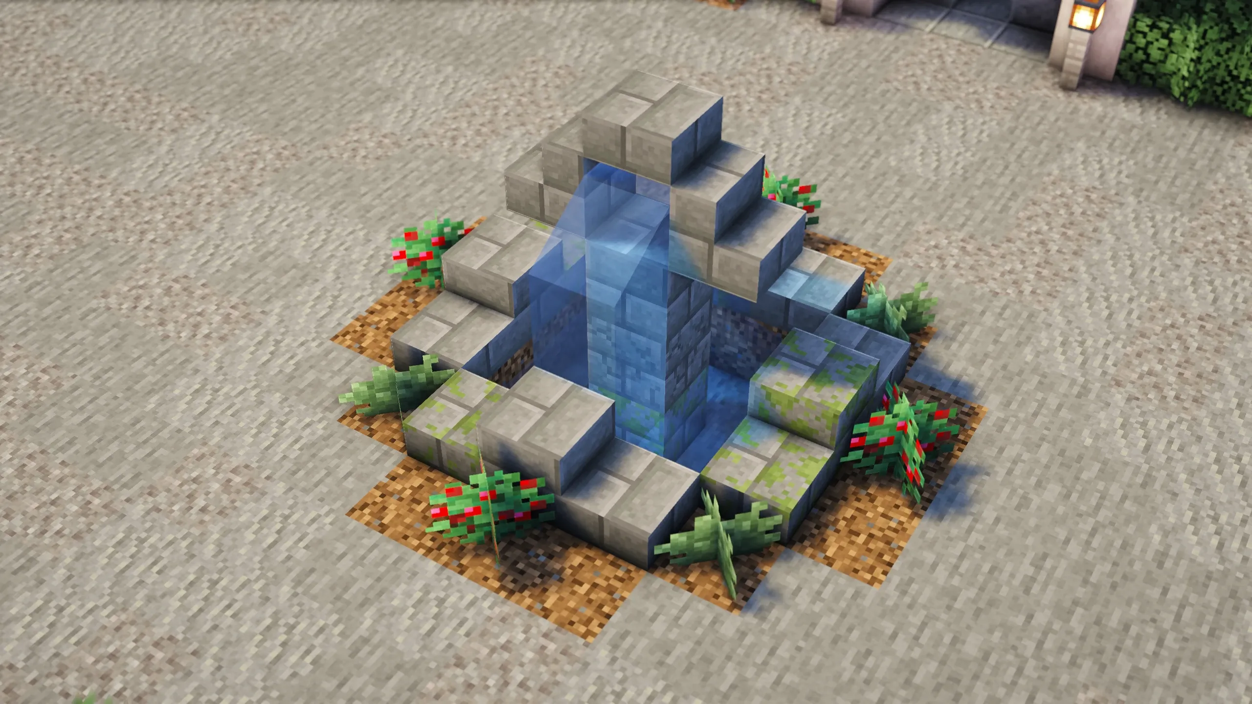 Fountain #4, a Minecraft build, in-game photo 2