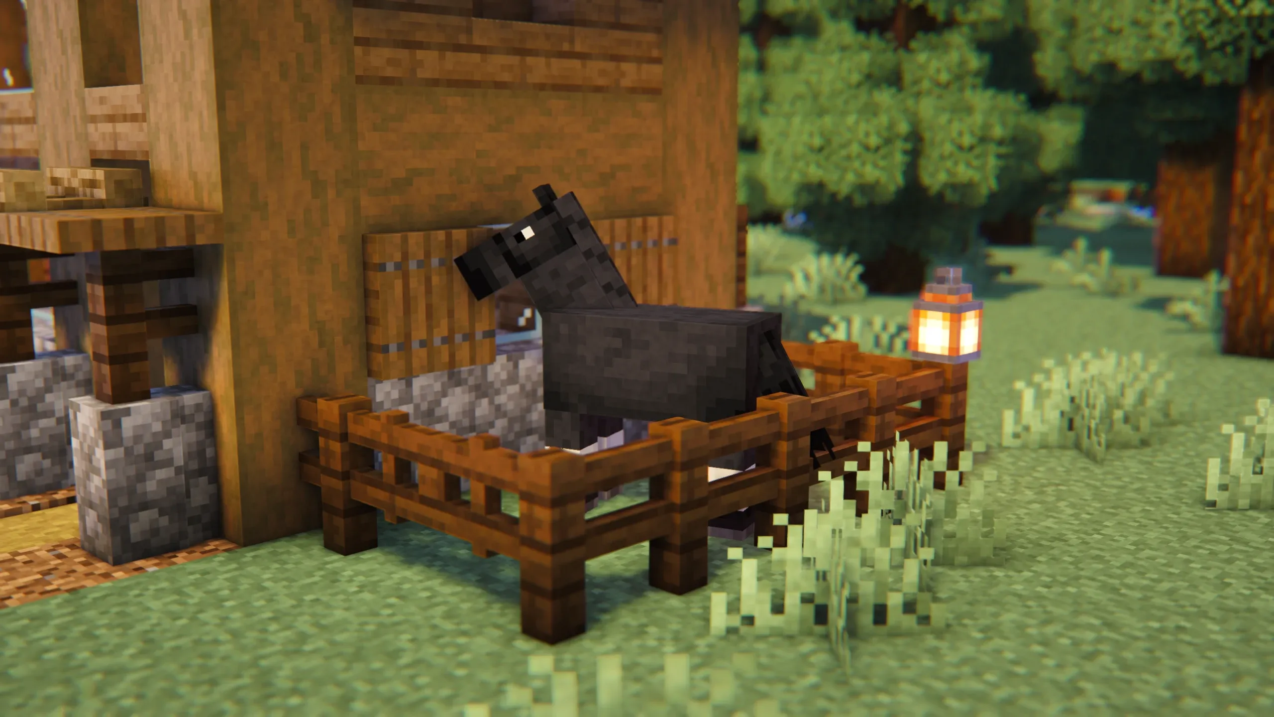 Small Spruce House, a Minecraft starter house and survival base, in-game photo 2