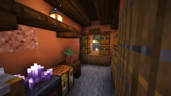 Italian 2-Player House #2, a Minecraft starter house and survival base, in-game photo 4