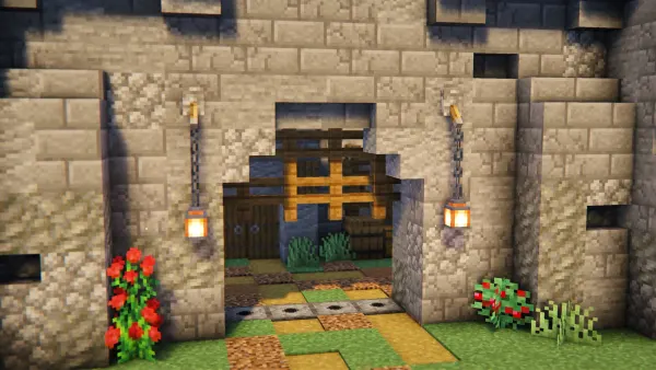 Lyezare Castle, a Minecraft castle, in-game photo 2