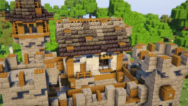 Lyezare Castle, a Minecraft castle, in-game photo 3